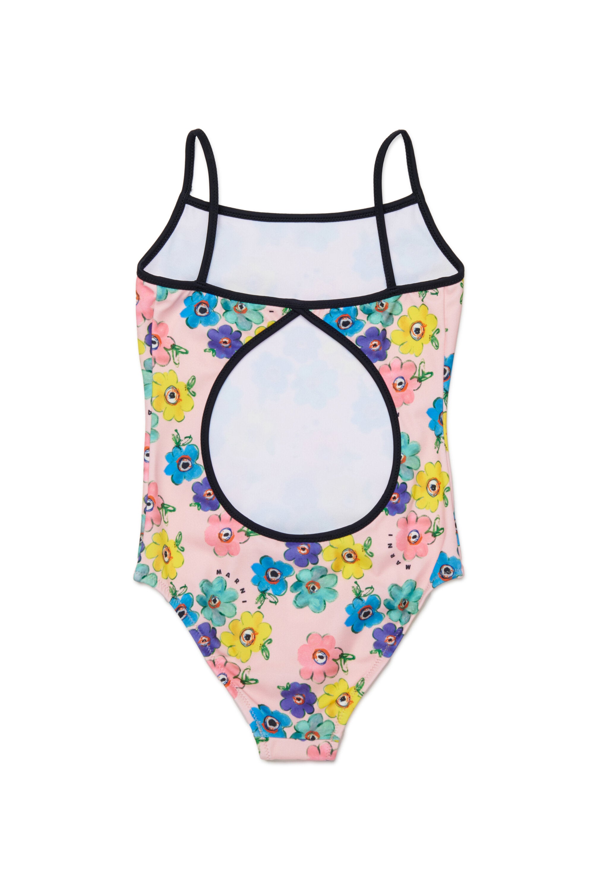 Floral one-piece swimsuit