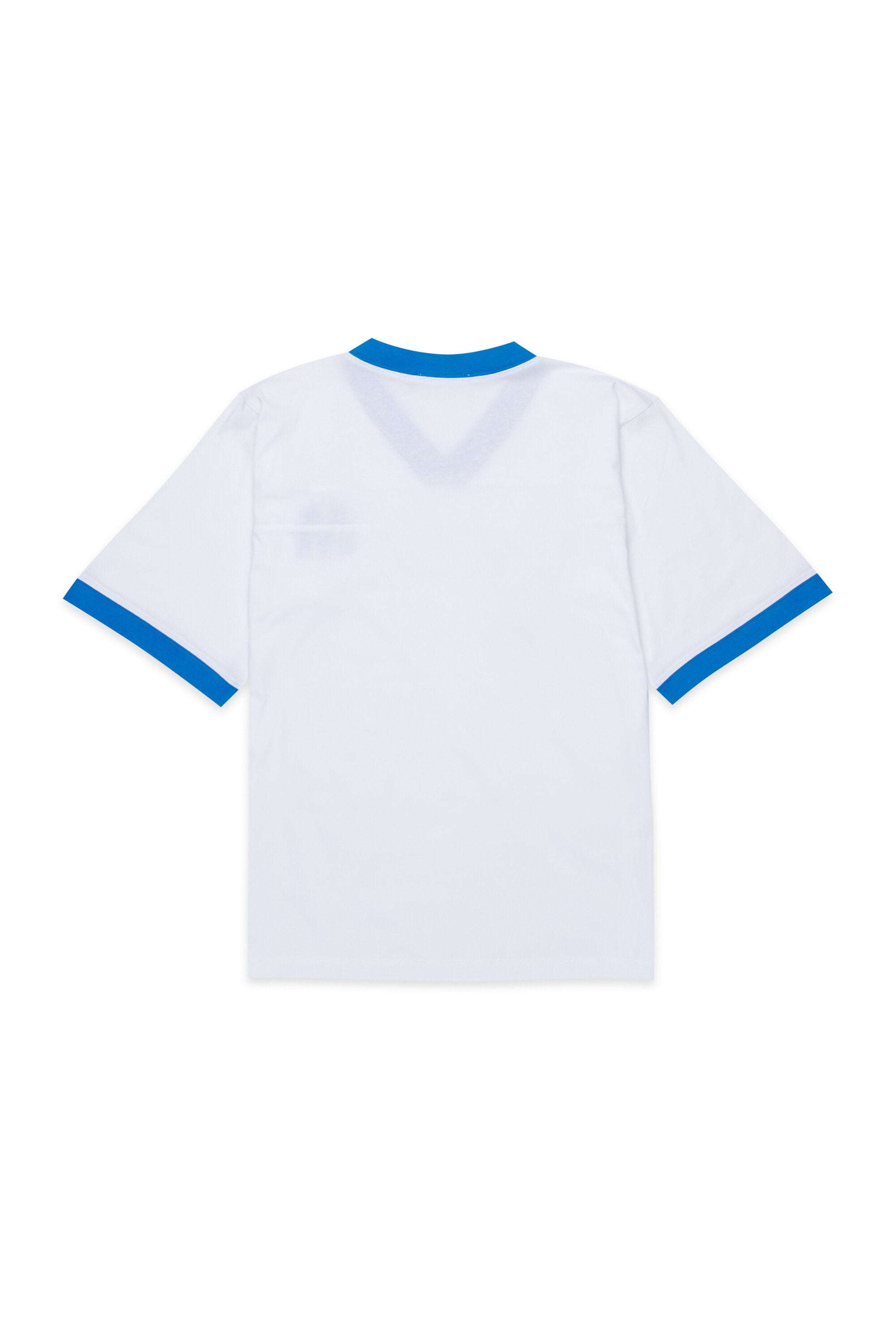 ロゴ入りVネックTシャツ