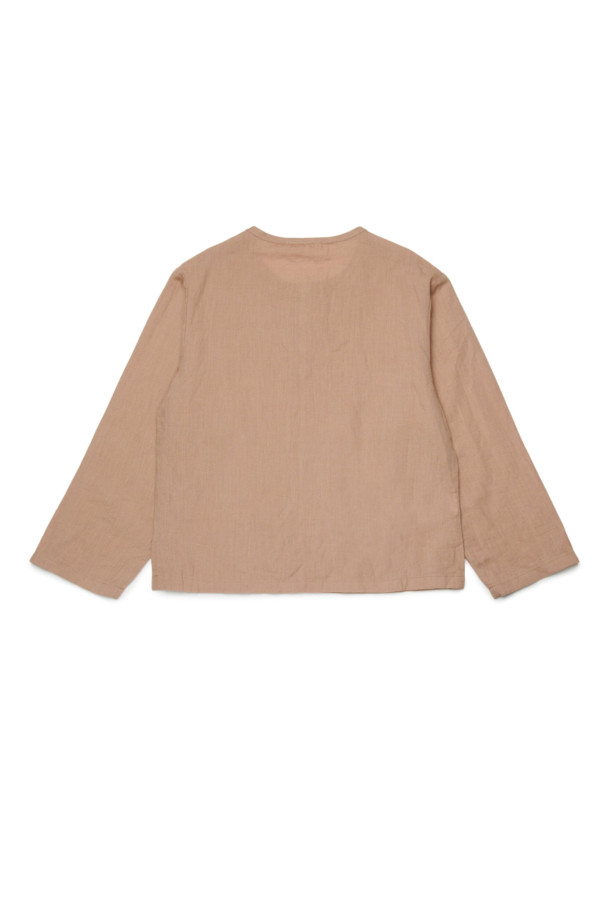 ハート刺繍入り長袖シャツ