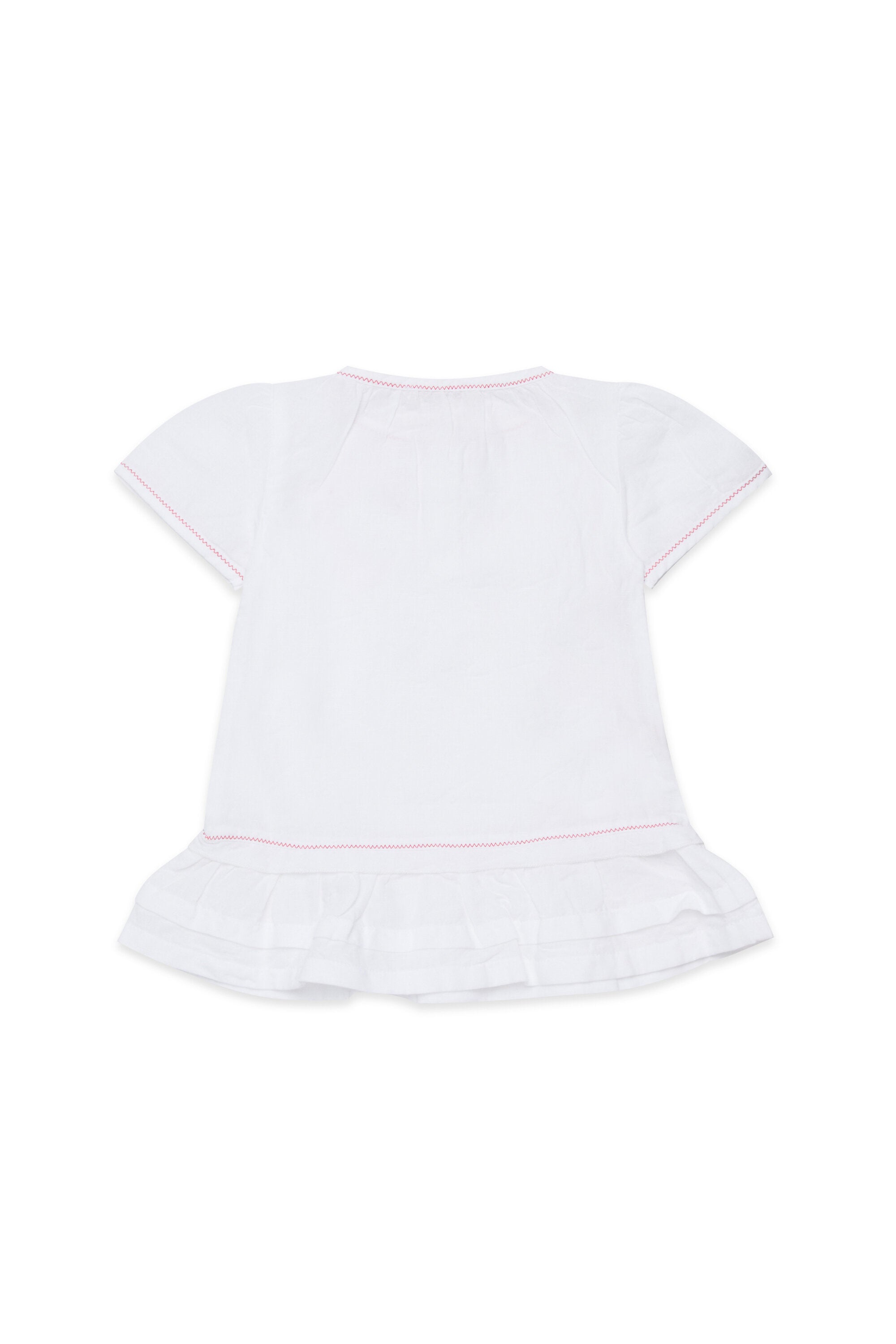 ロゴとハート刺繍入りショートドレス