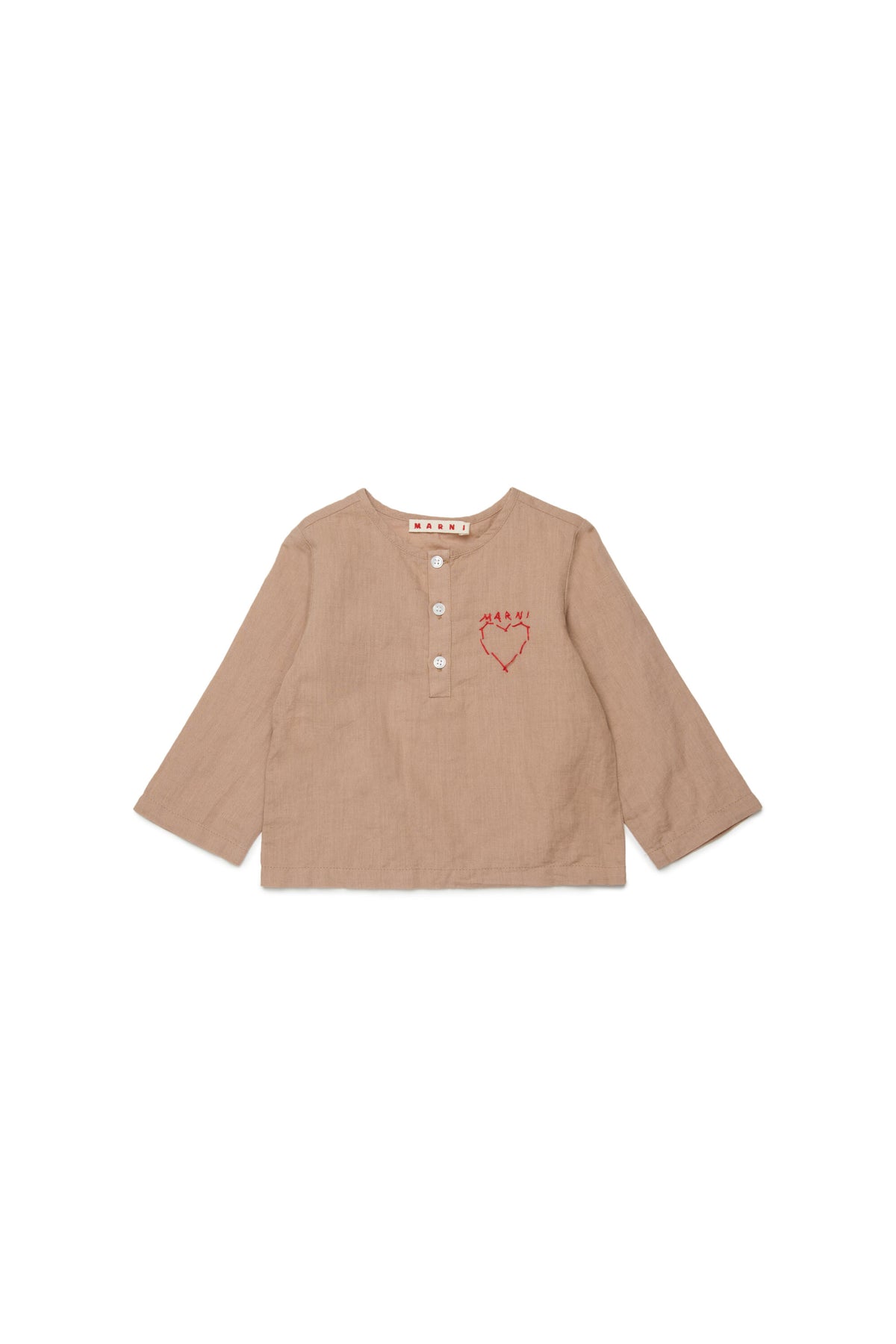 ロゴ入り長袖シャツ