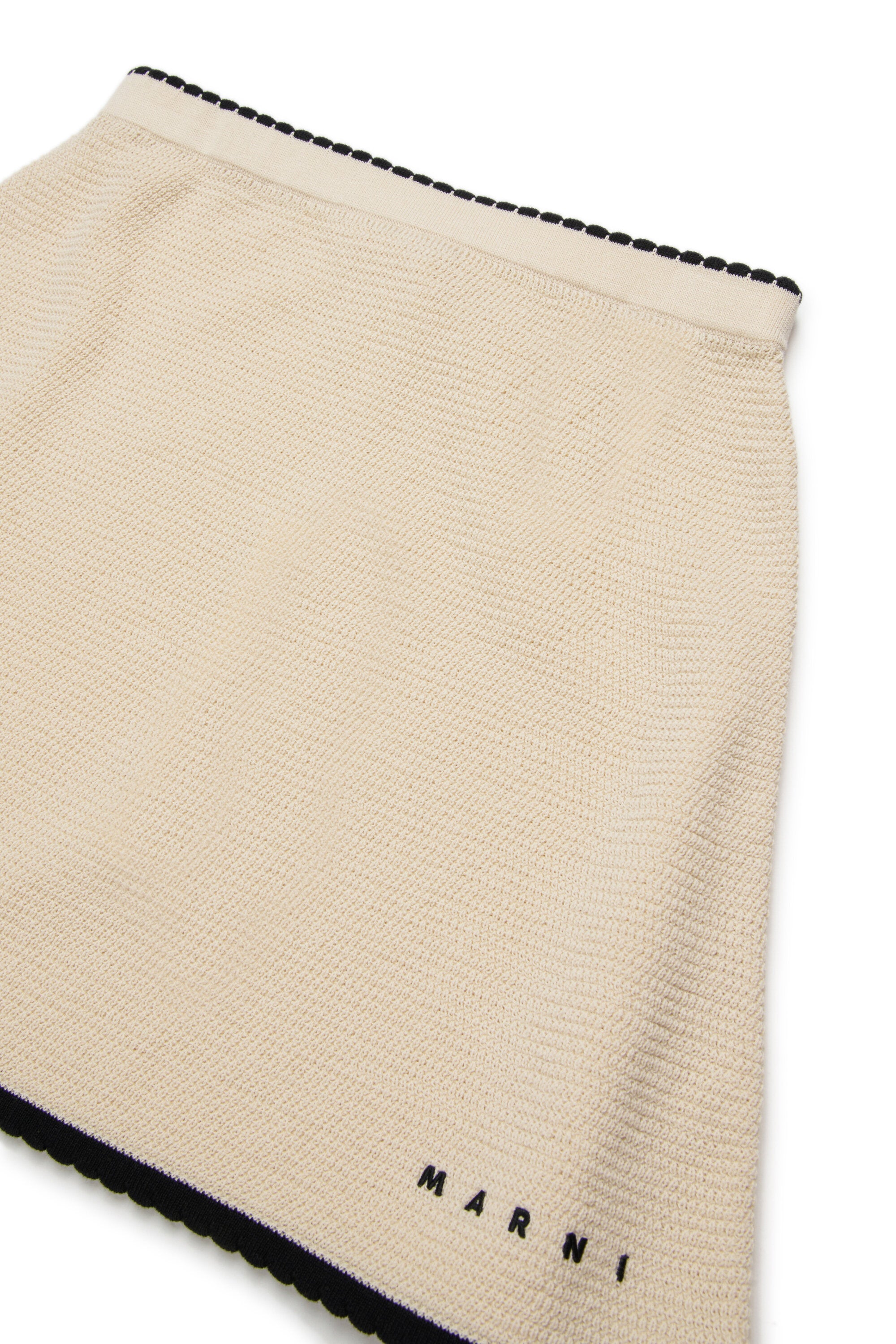 ロゴ入りメッシュスカート