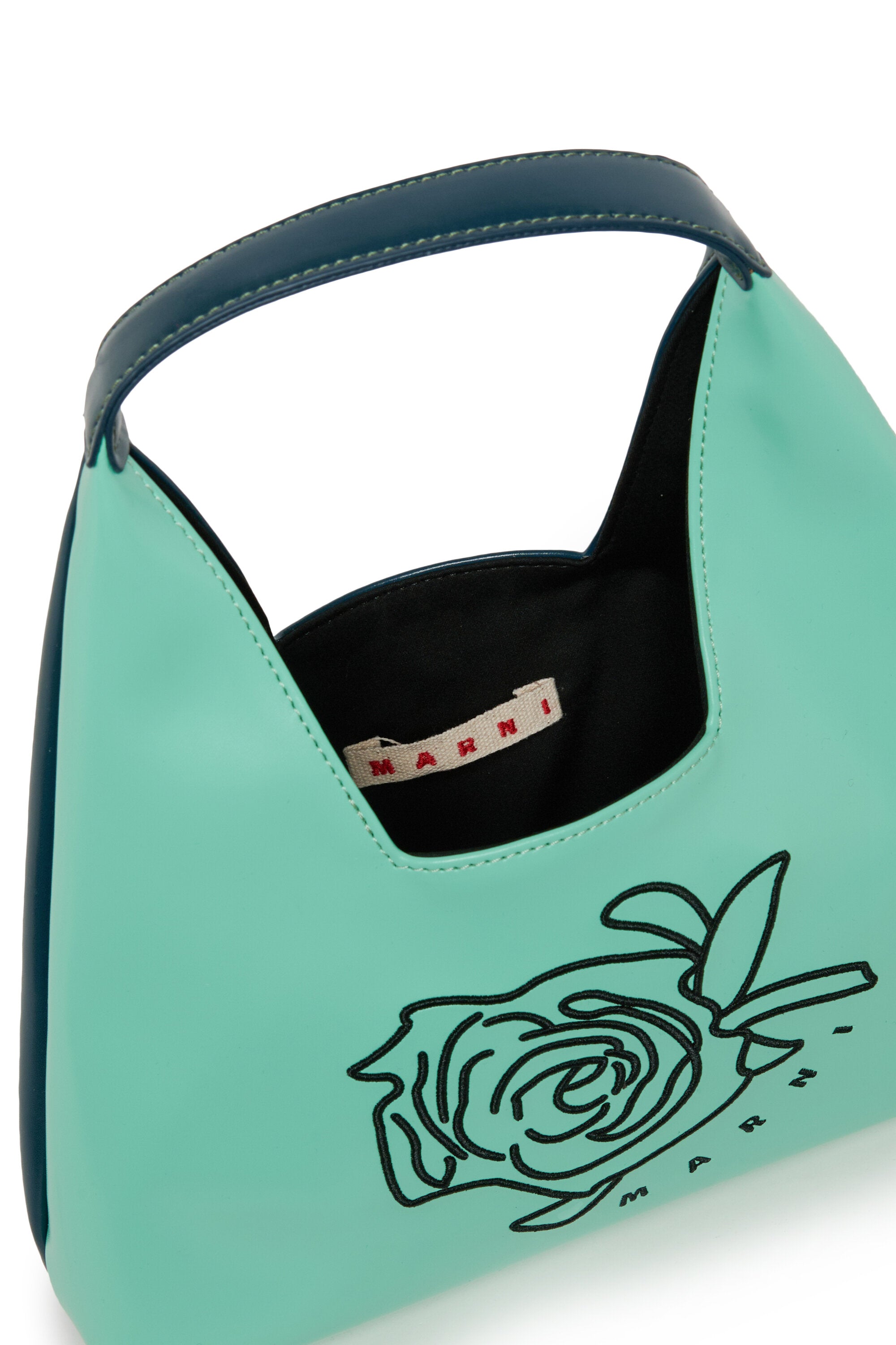 ダイヤモンドショルダーバッグ フローラルモチーフ