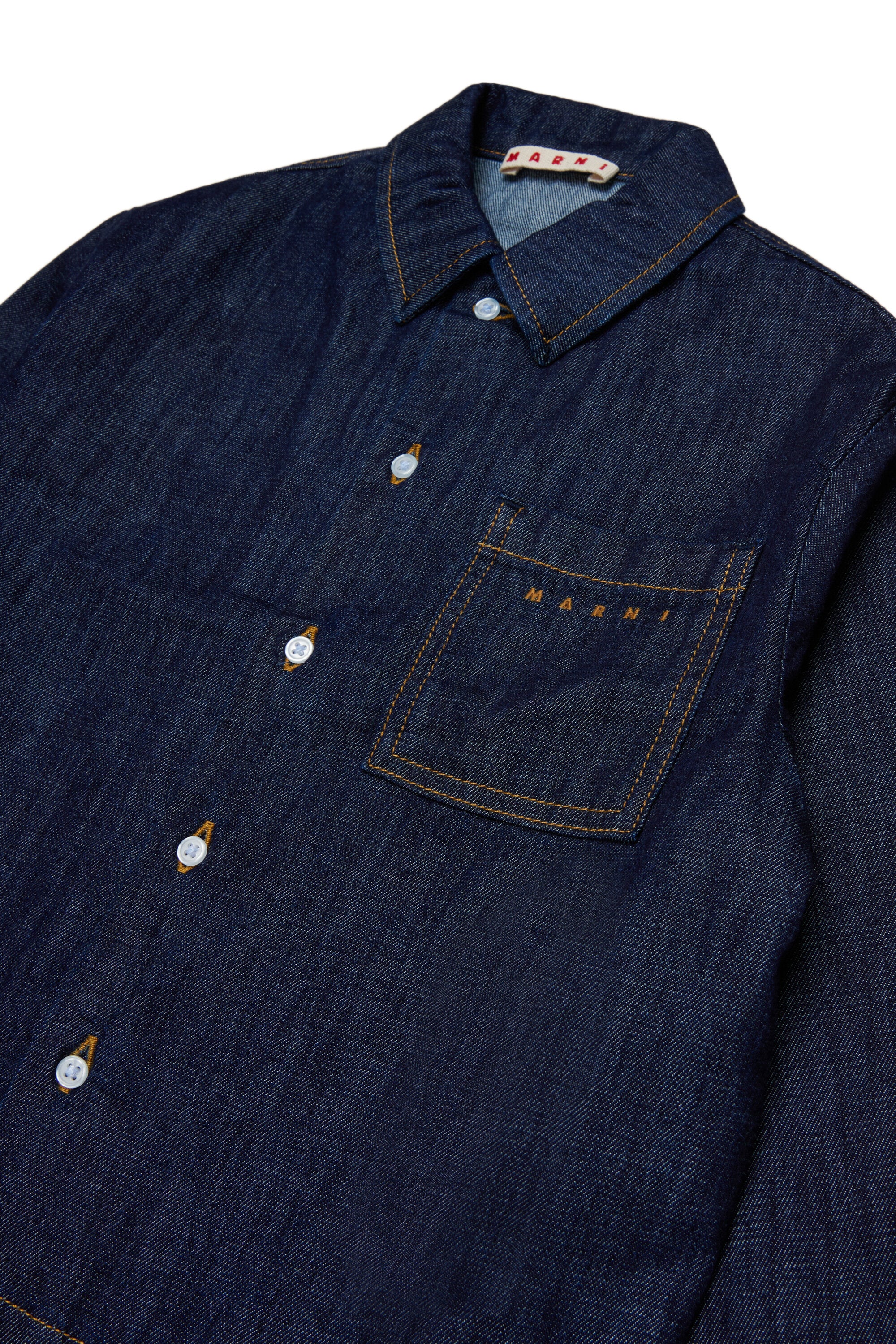 Long-sleeve shirt with logo