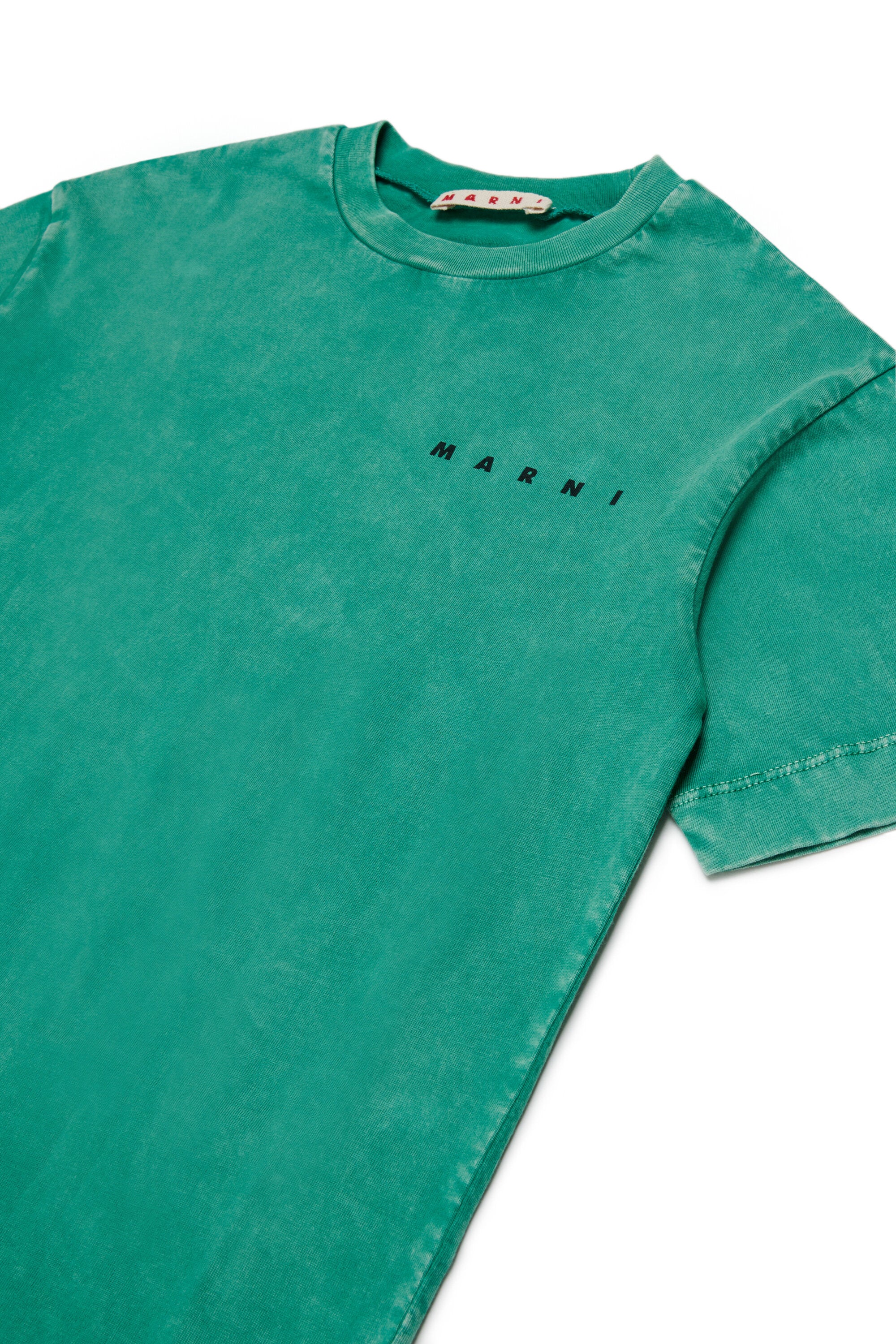 クルーネック Tシャツ、ロゴ付き