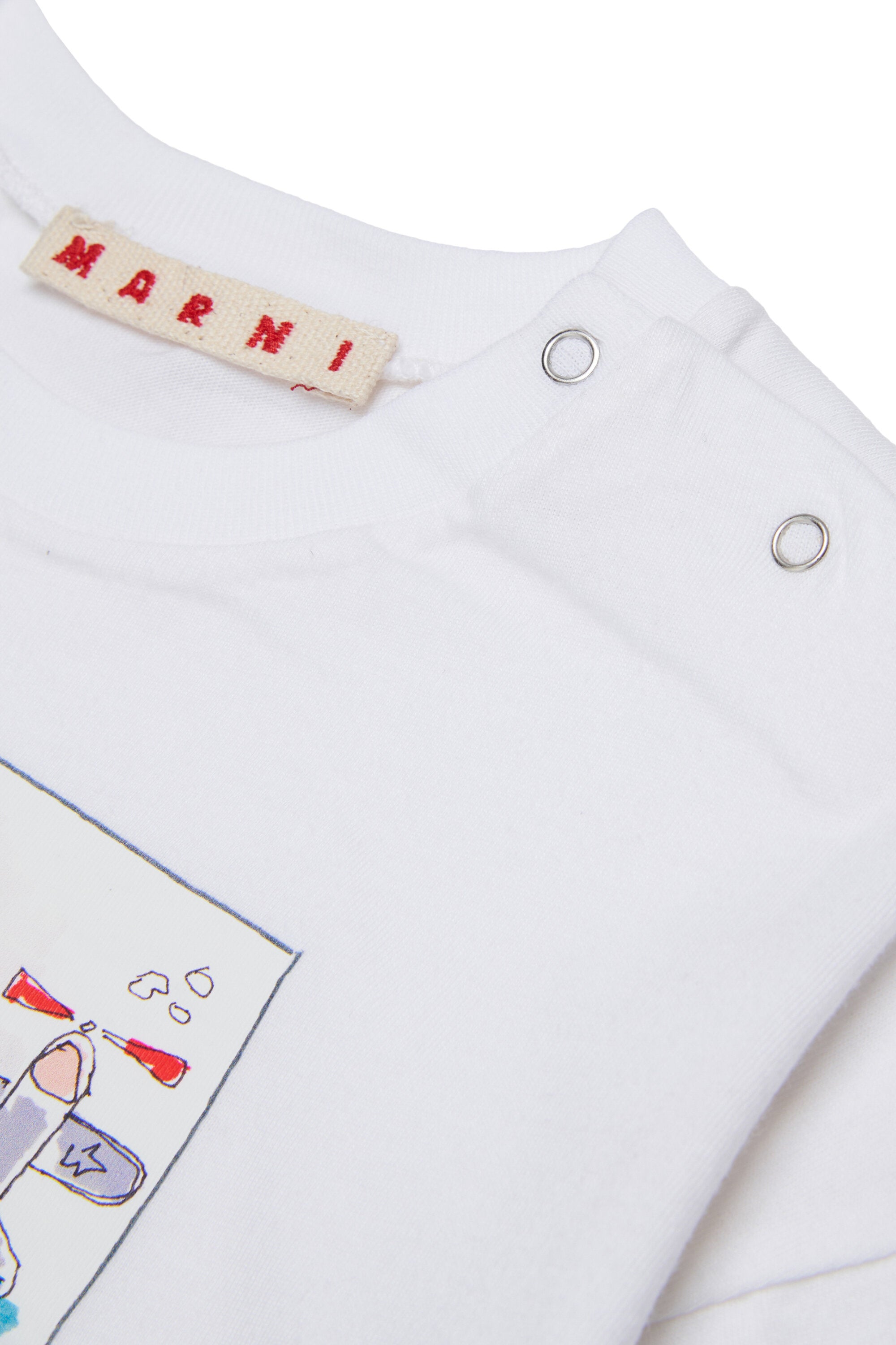 T-shirt with airplane print and logo