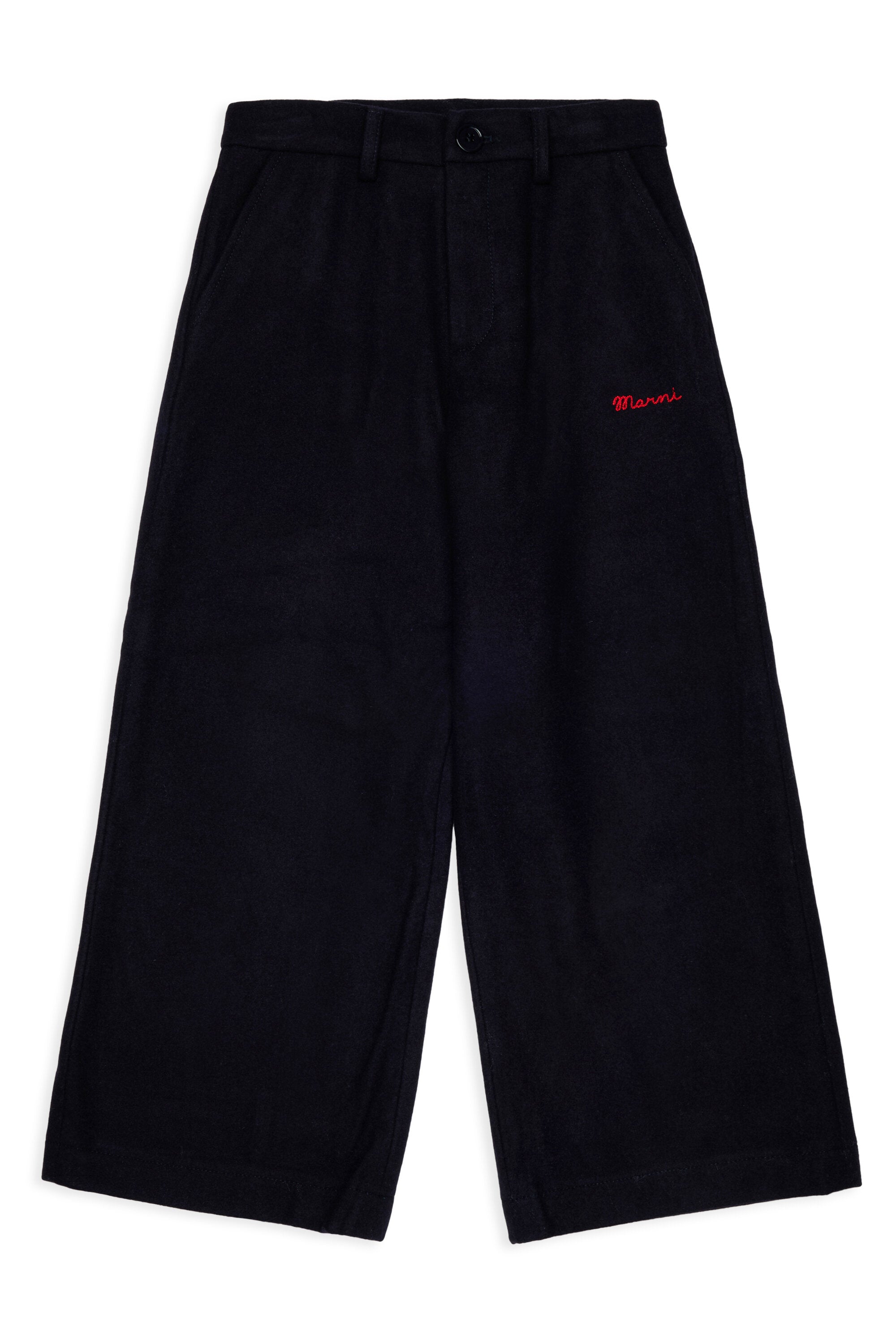 Wool blend pants