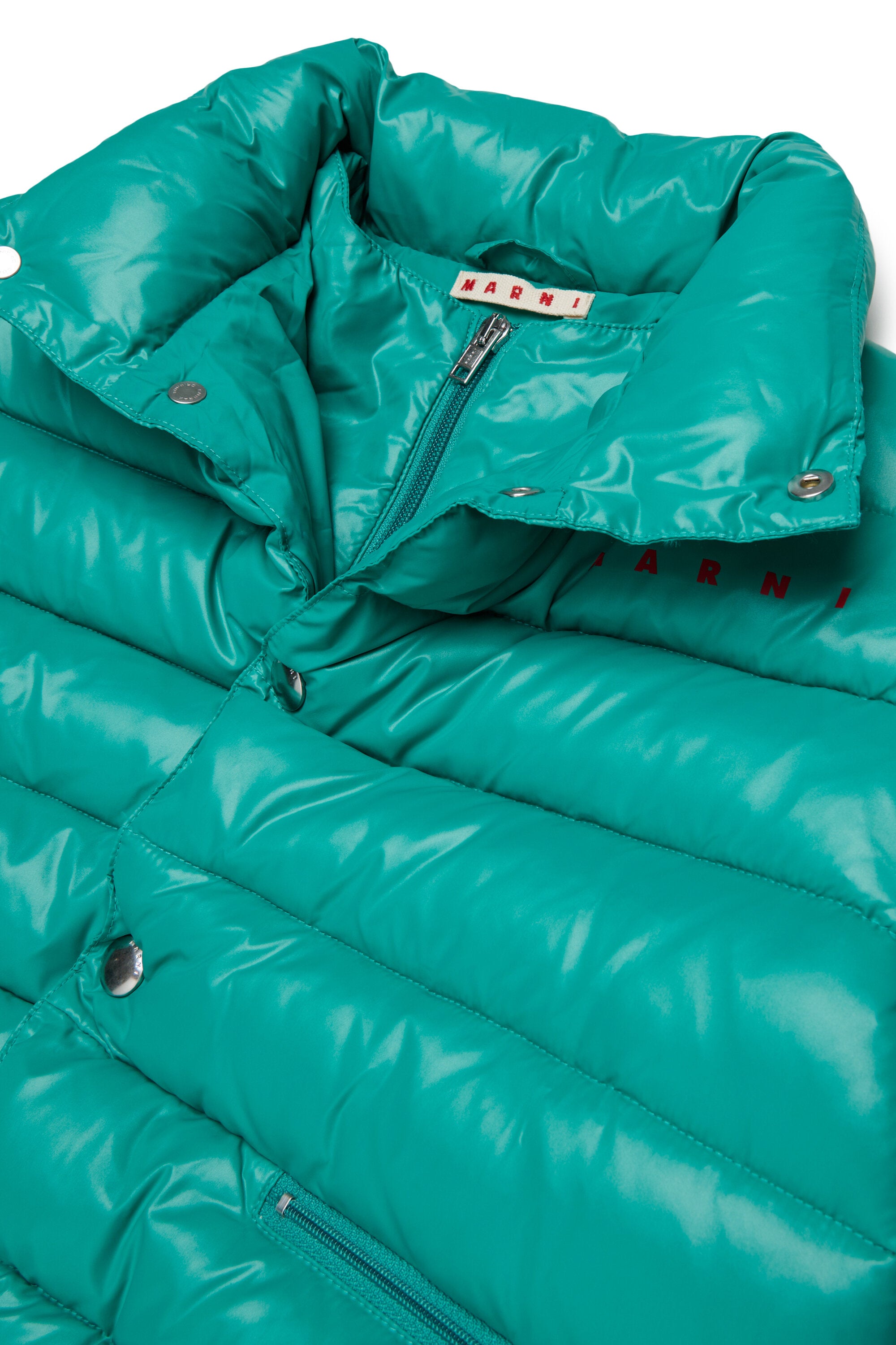 Padded jacket with logo