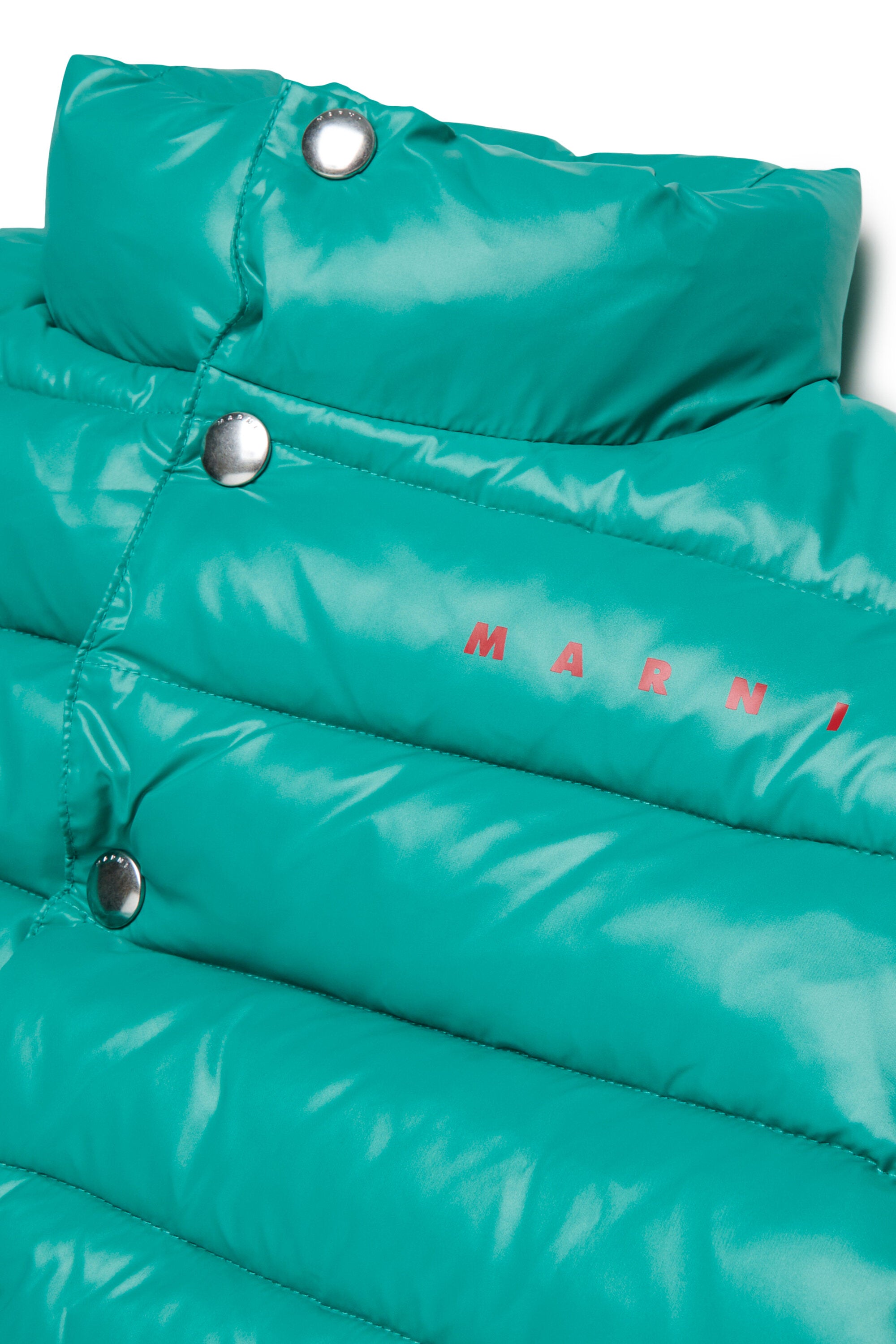 Padded jacket with logo