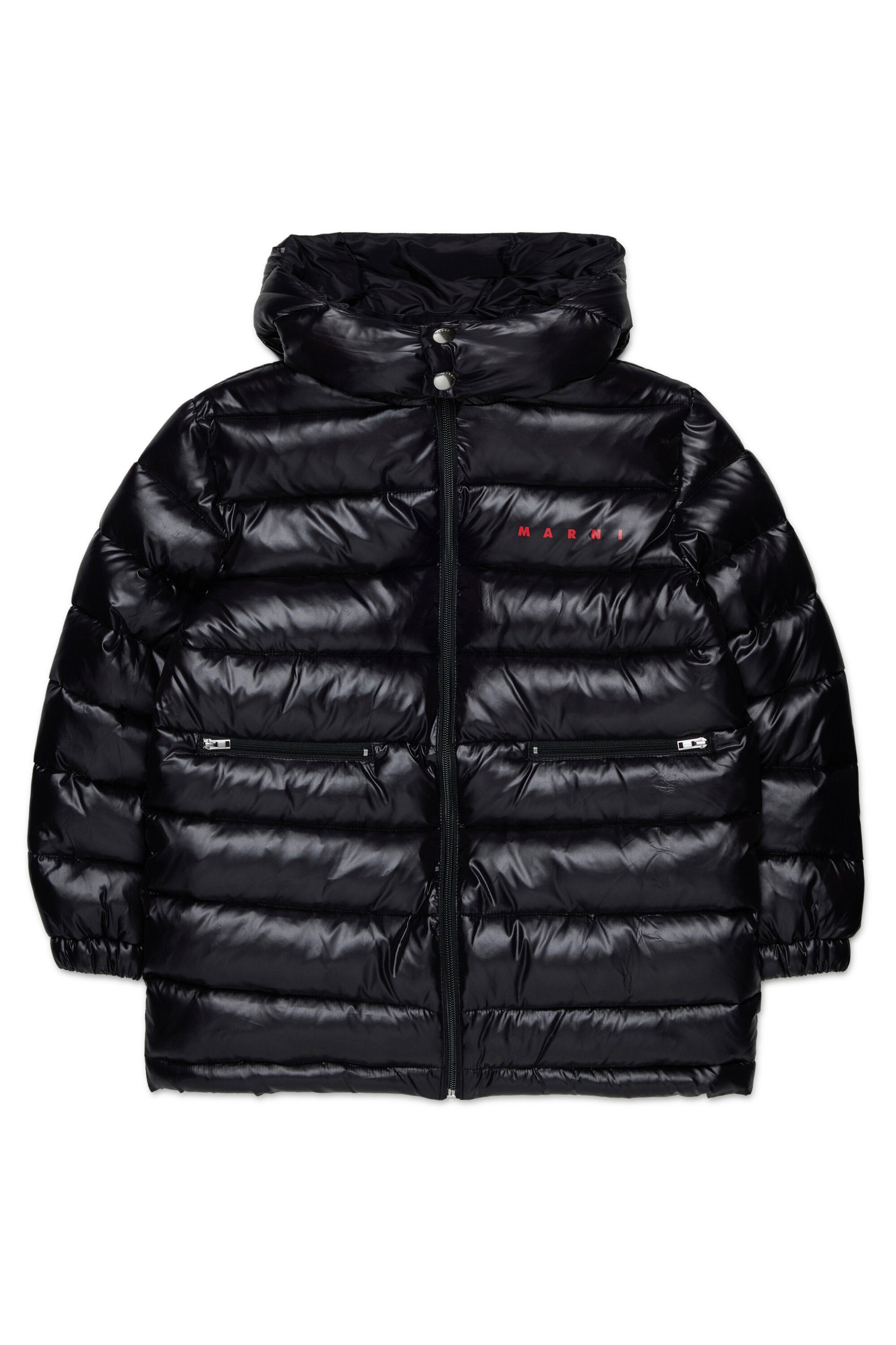 Padded jacket with logo