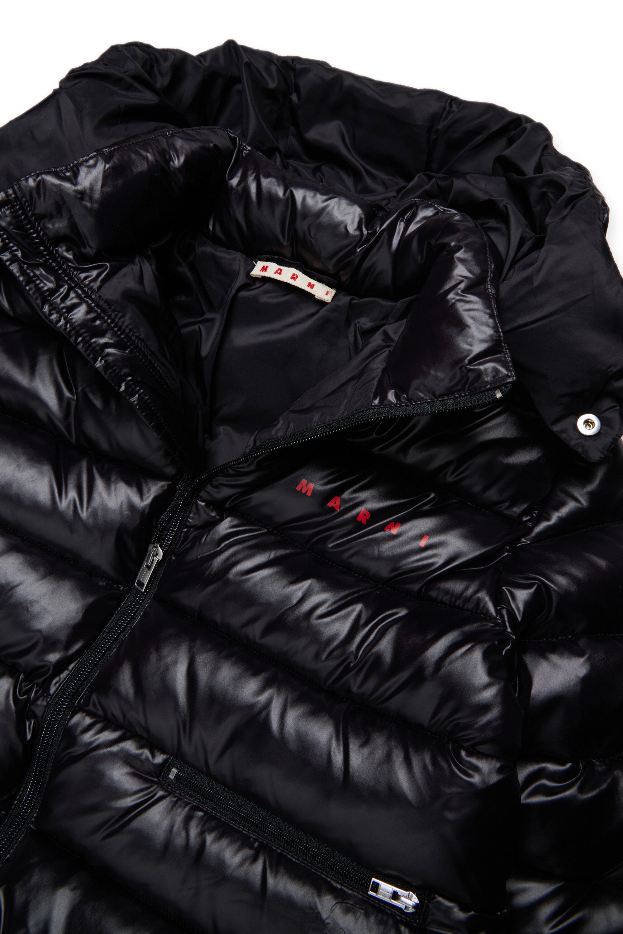 Padded jacket with logo