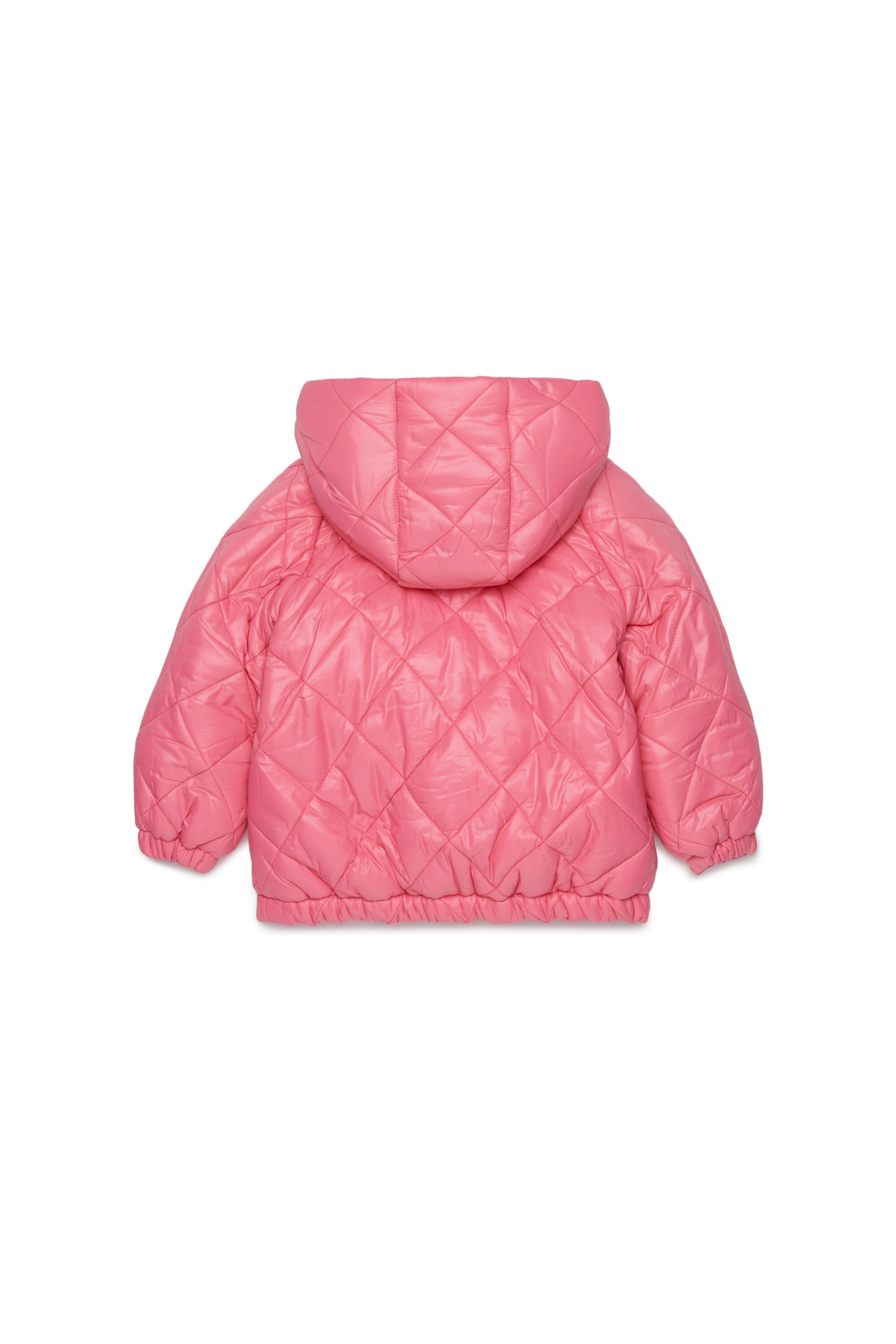 Padded jacket with printed logo