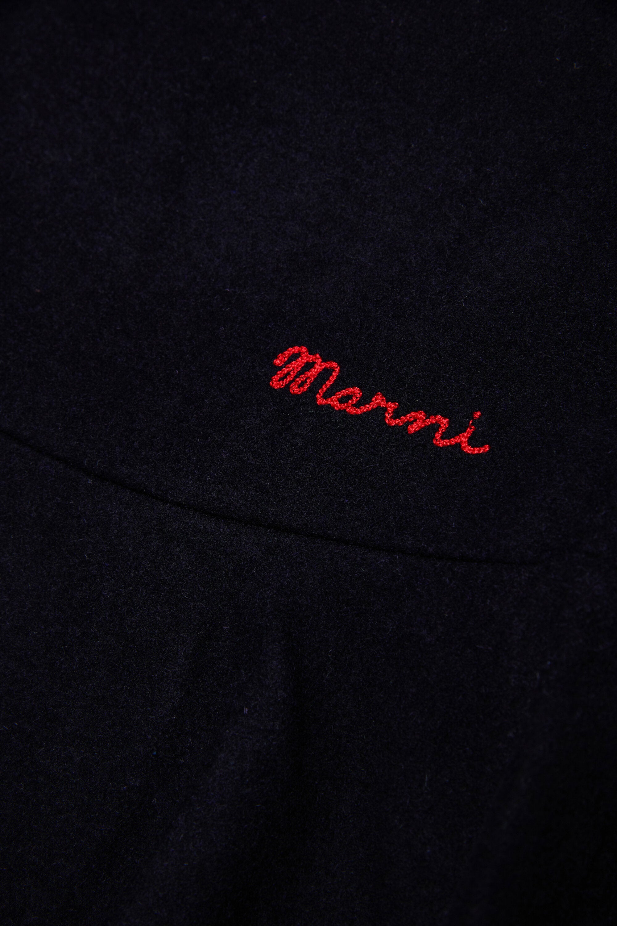 Midi skirt with logo