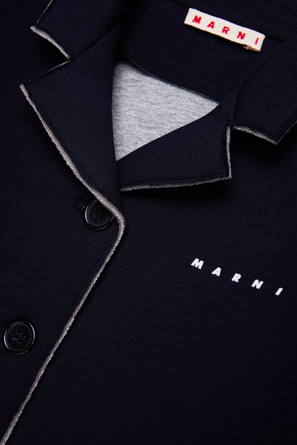 Blazer jacket with logo