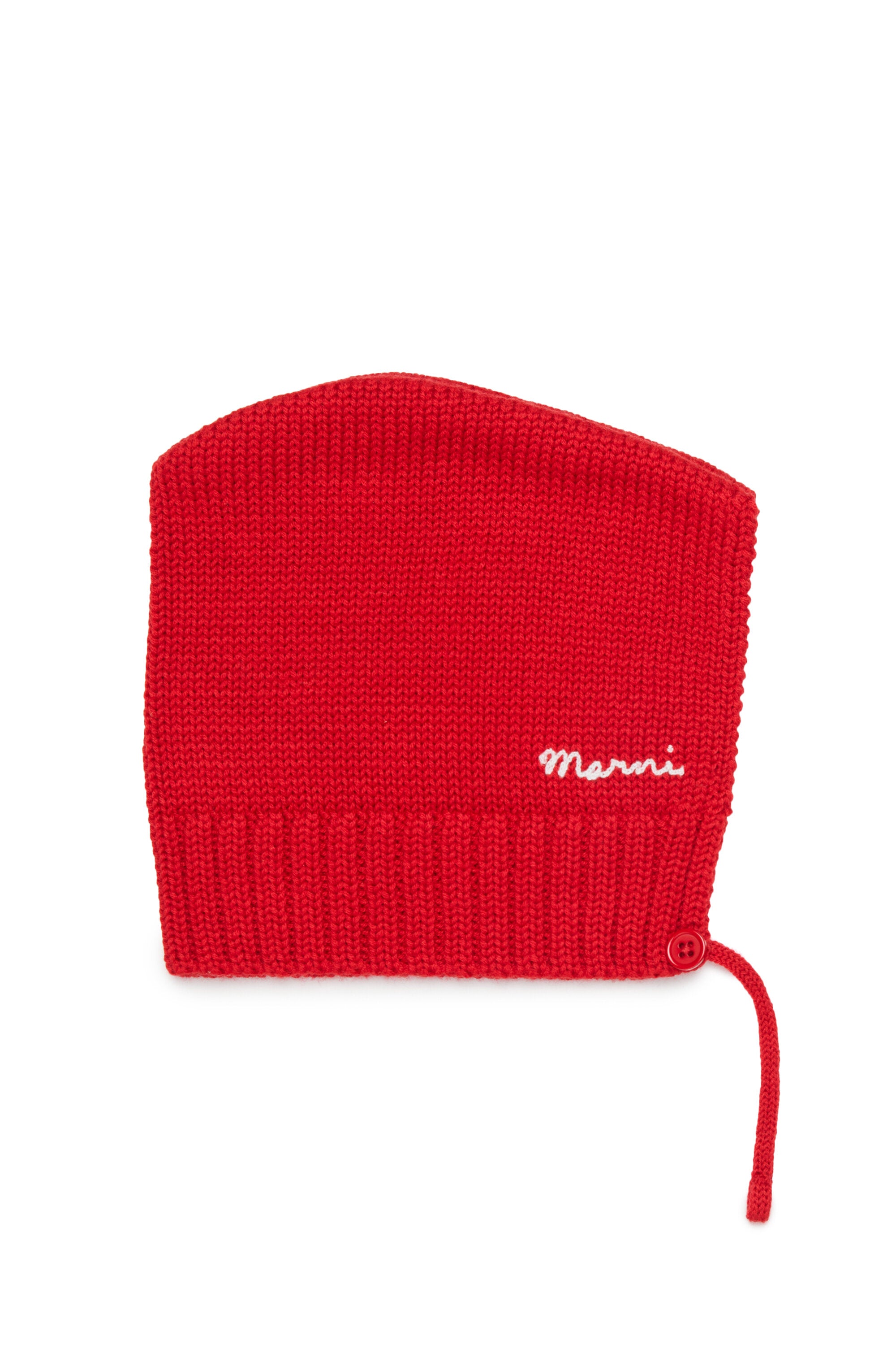 Knitted beanie with logo