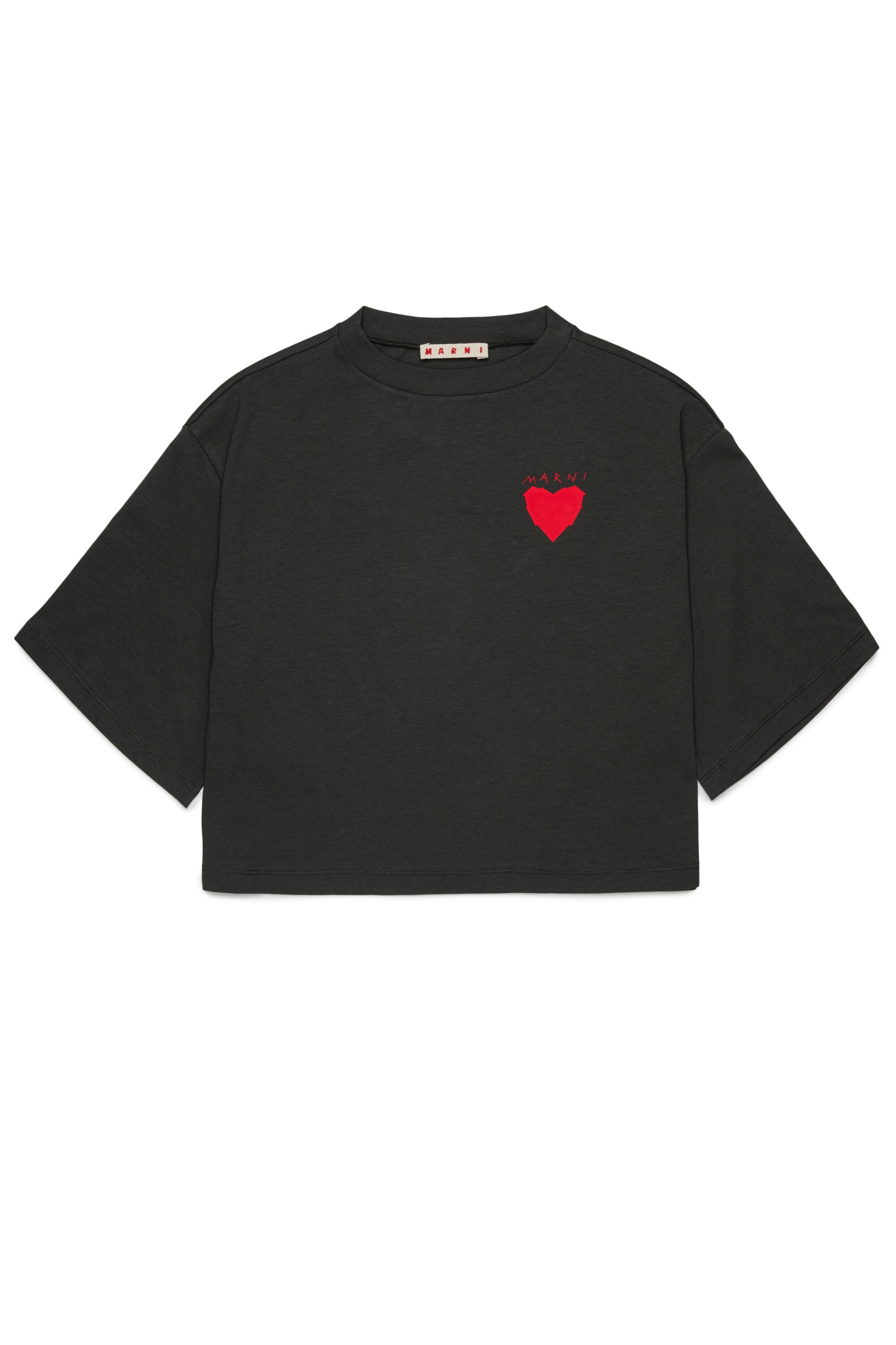 ハートプリントTシャツ