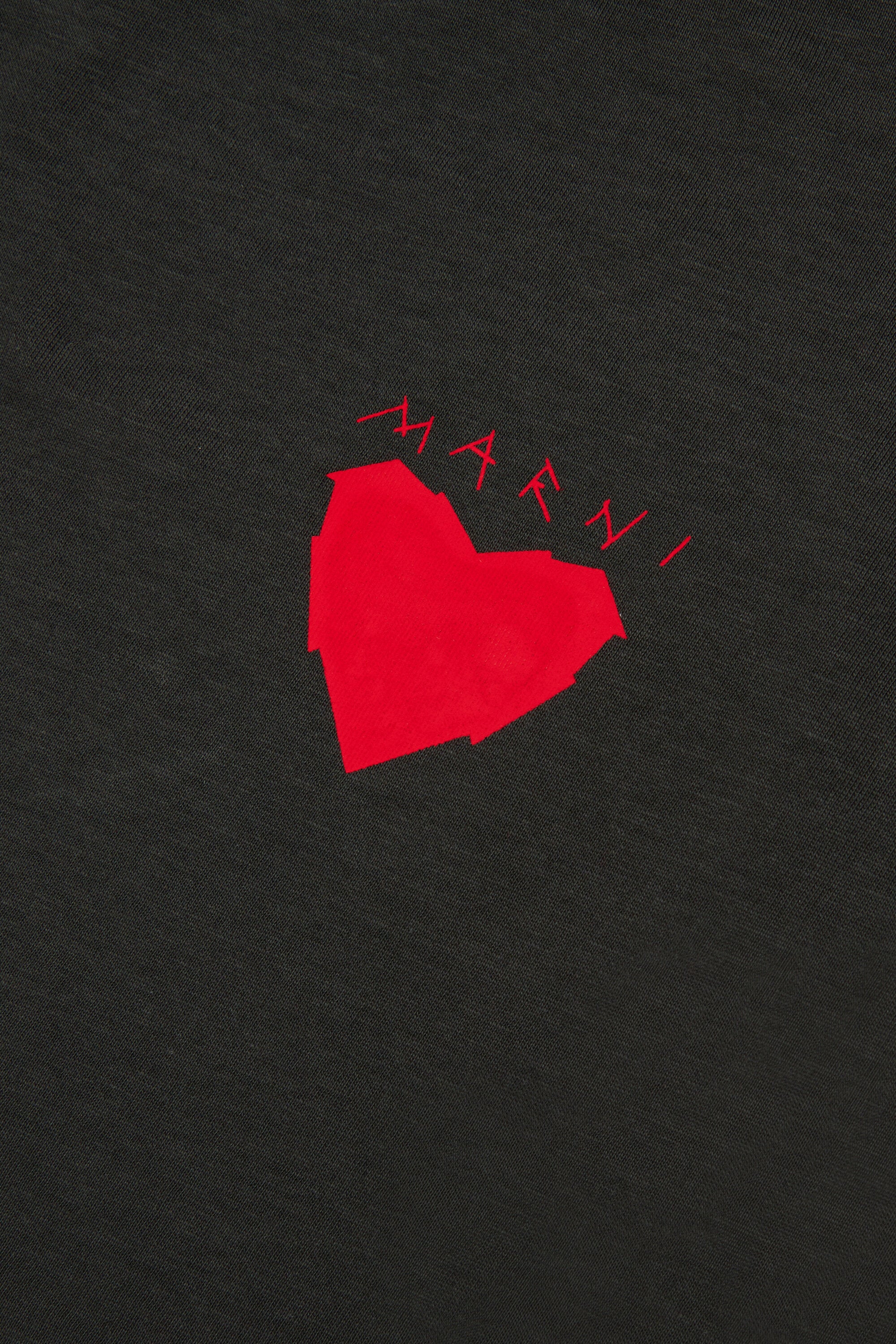 ハートプリントTシャツ