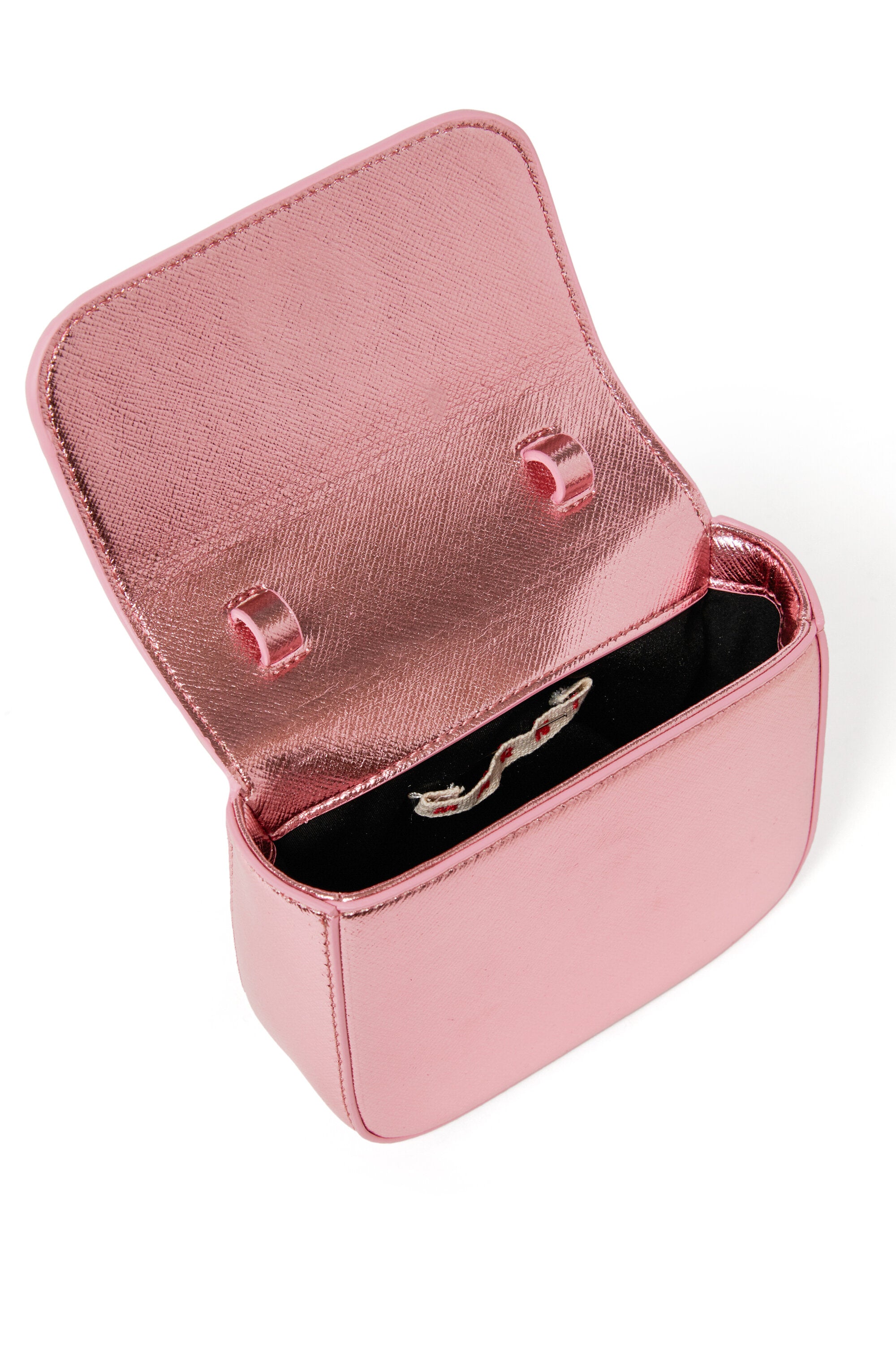 Punk crossbody bag with front flap