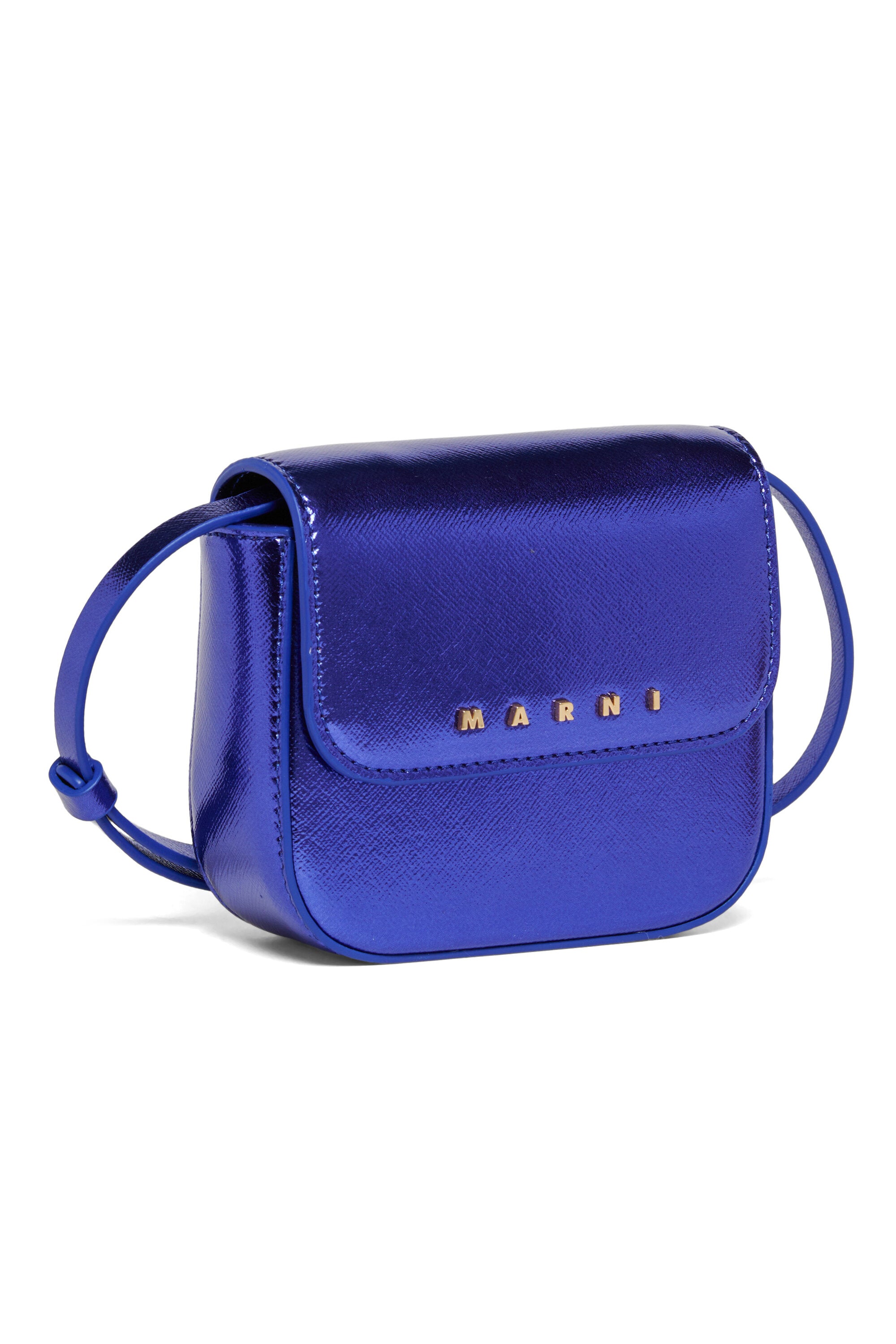 Punk crossbody bag with front flap