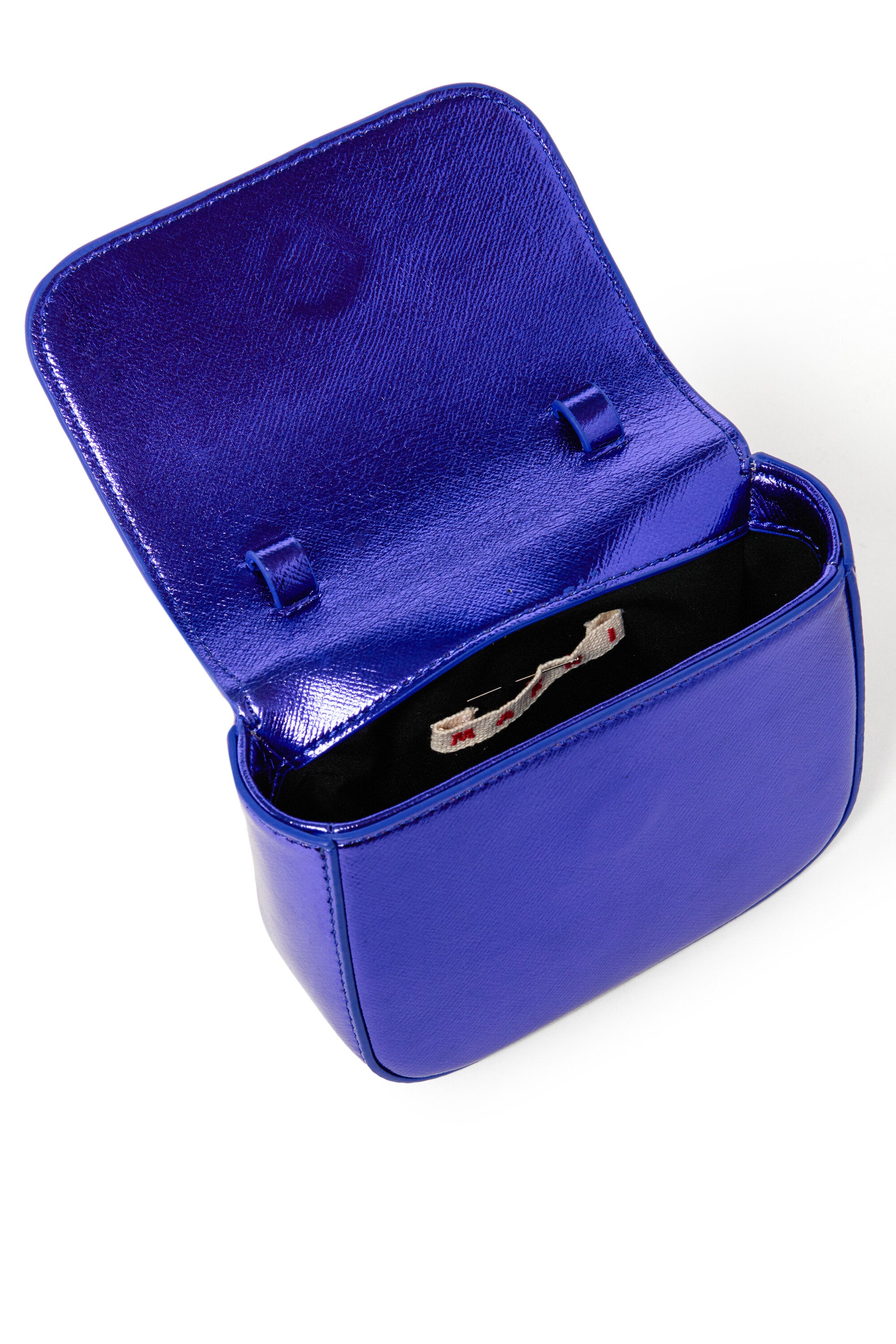 Punk crossbody bag with front flap