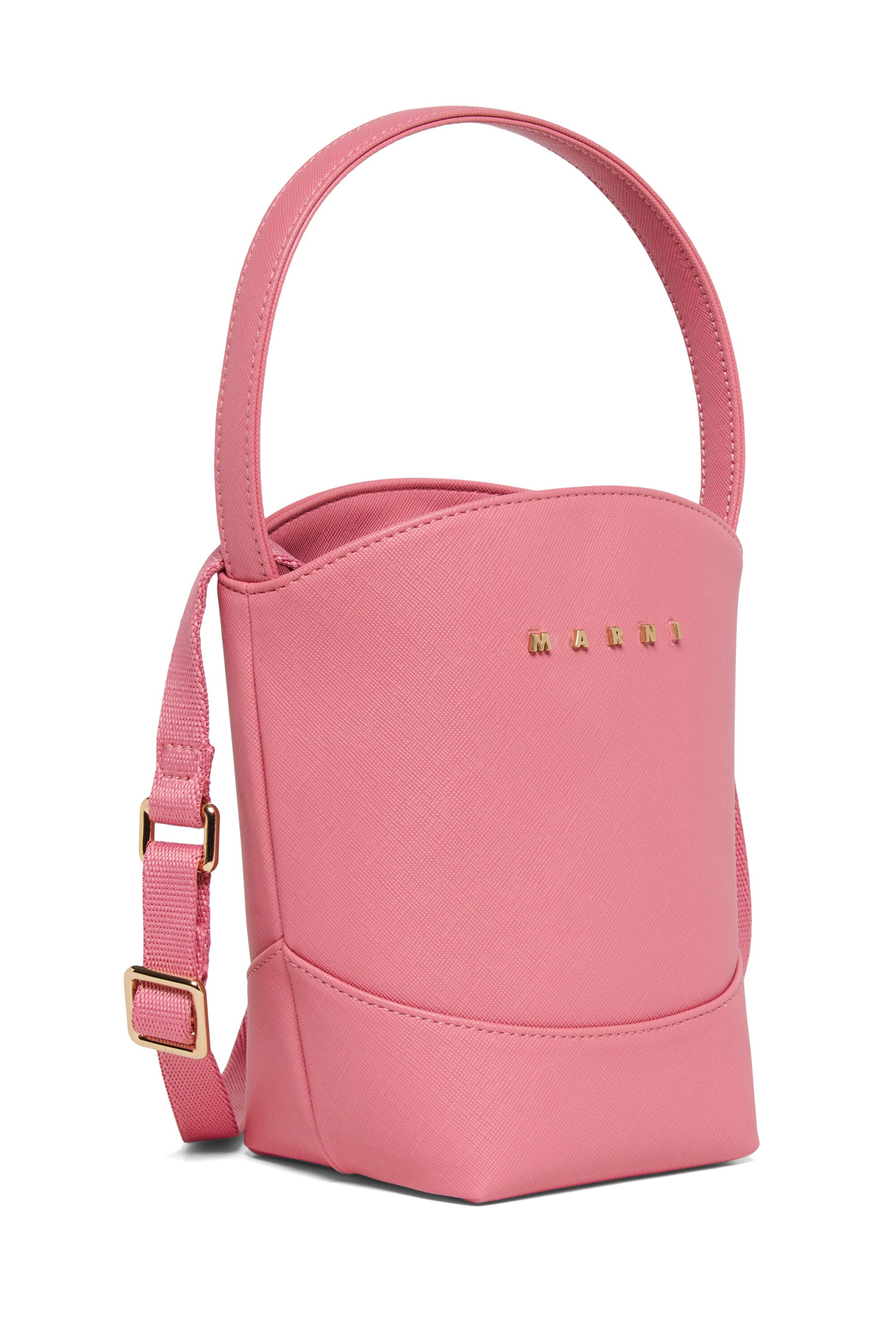 Flower basket crossbody bag with logo