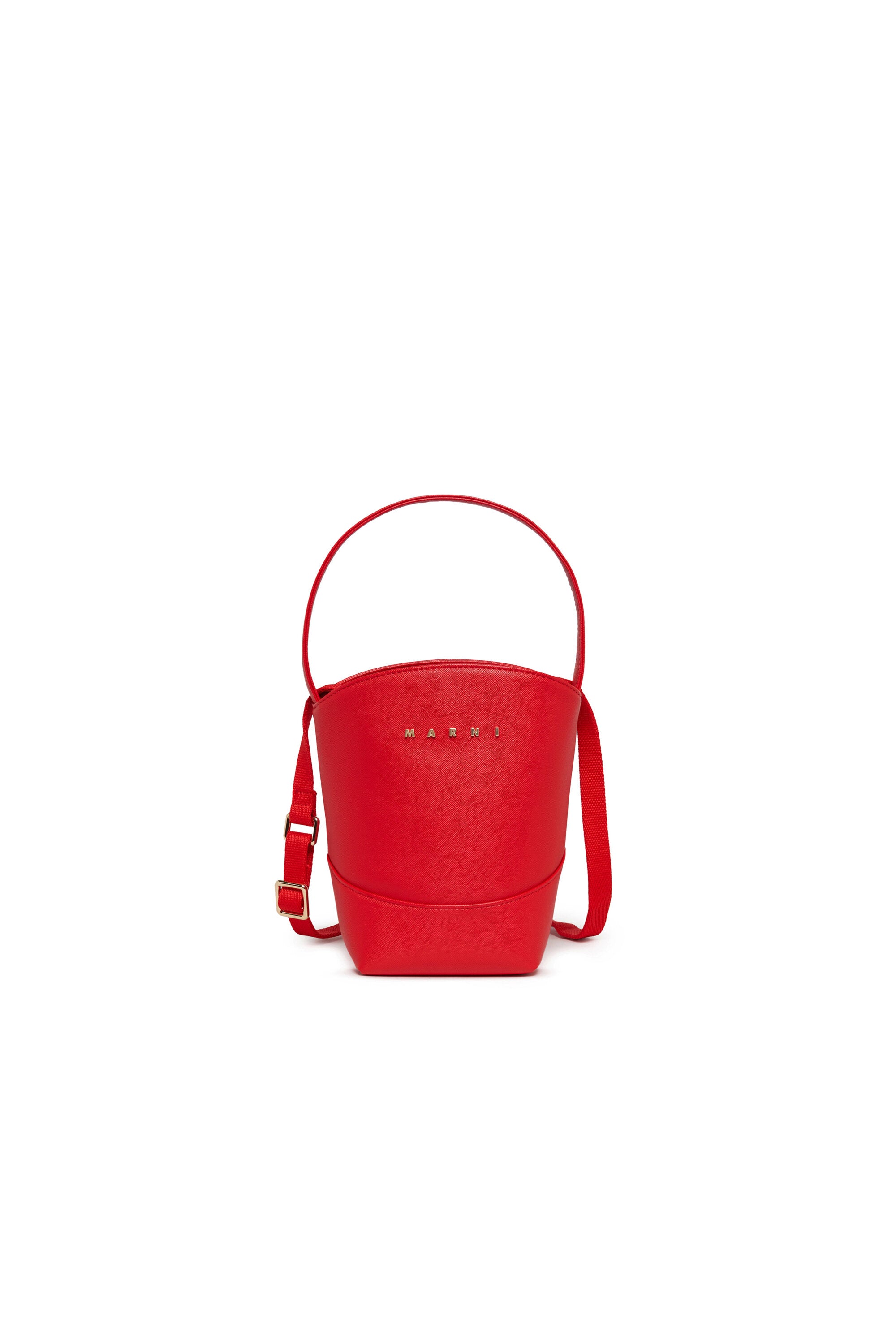 Flower basket crossbody bag with logo