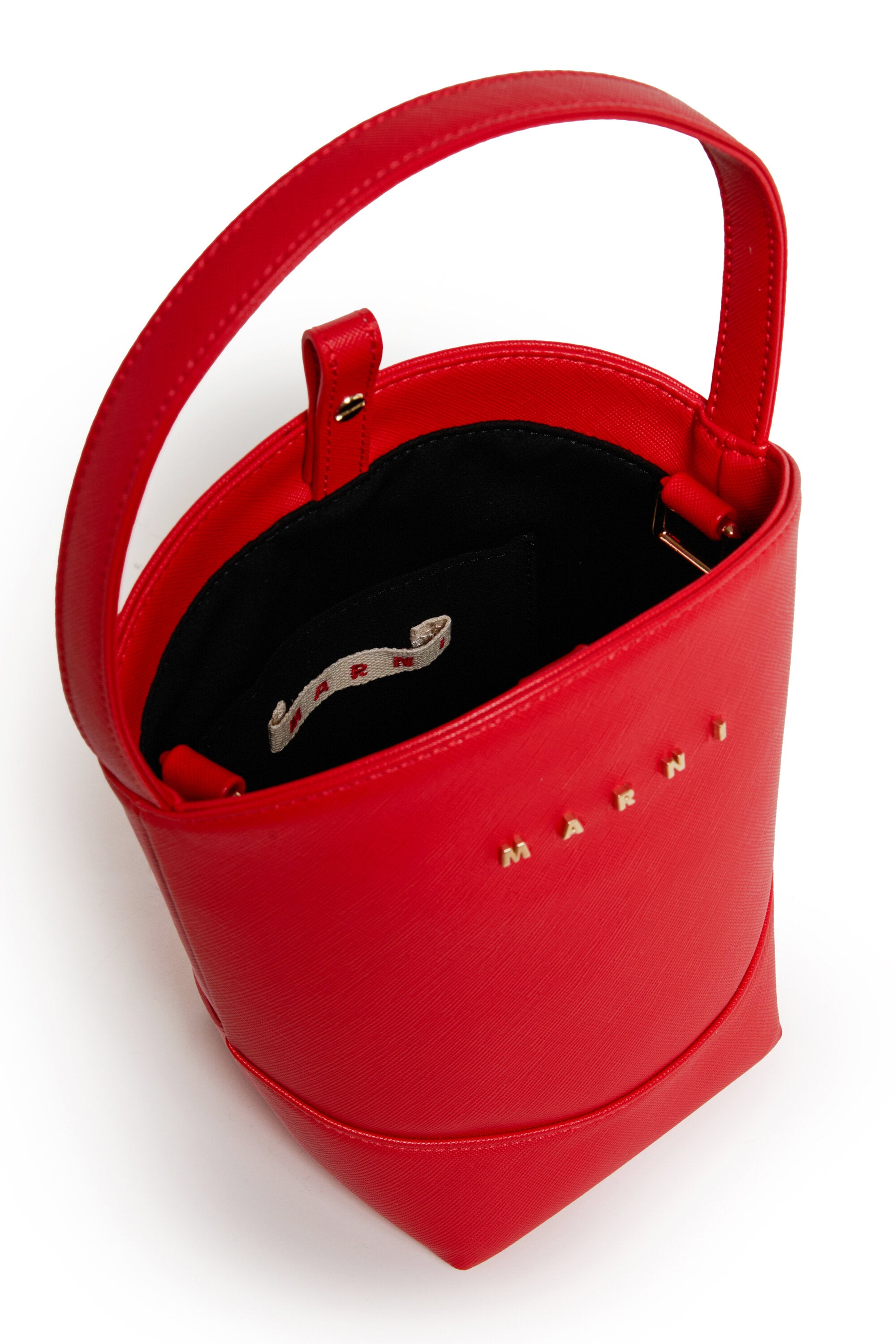 Flower basket crossbody bag with logo