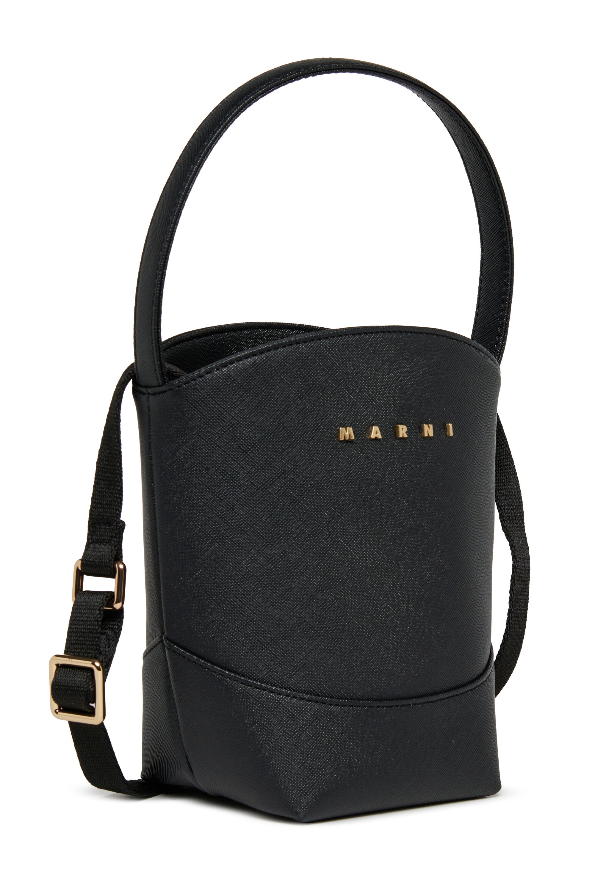 Flower basket crossbody bag with logo