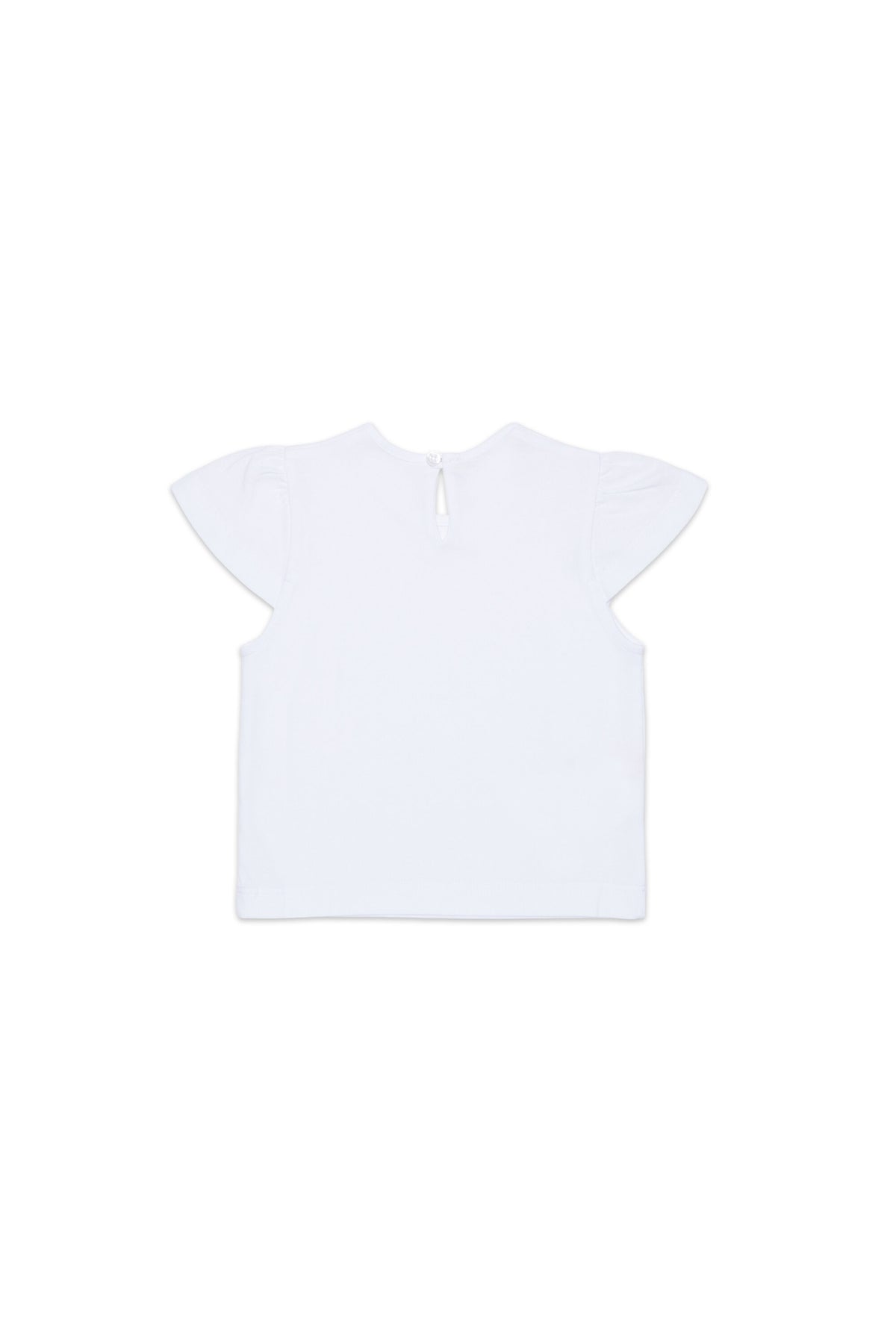 T-shirt with embroidered logo on hem
