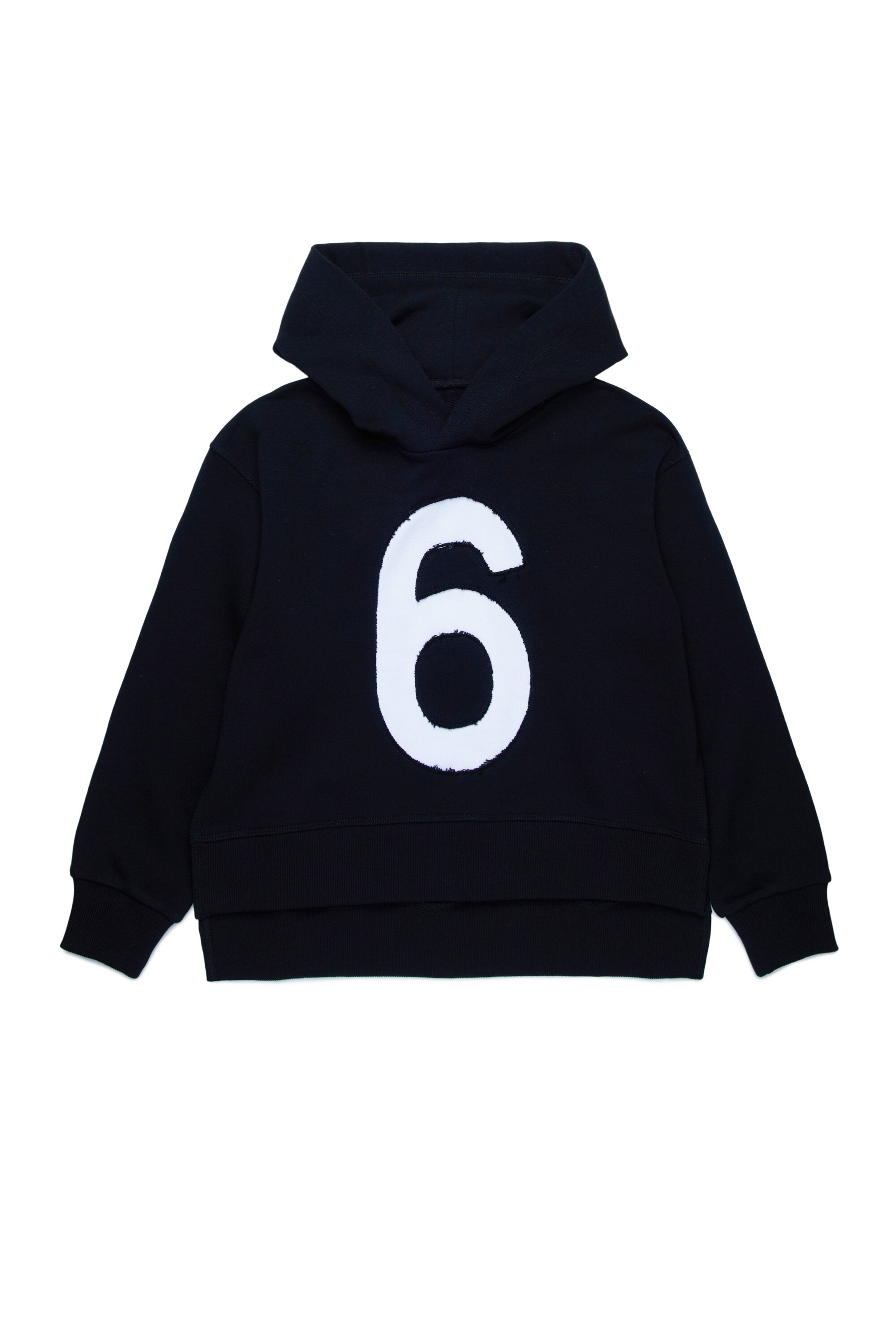 Hooded sweatshirt with inlay 6 logo