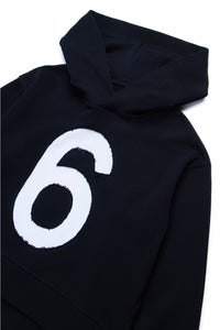 インレイ6」ロゴ入りフード付きスウェットシャツ