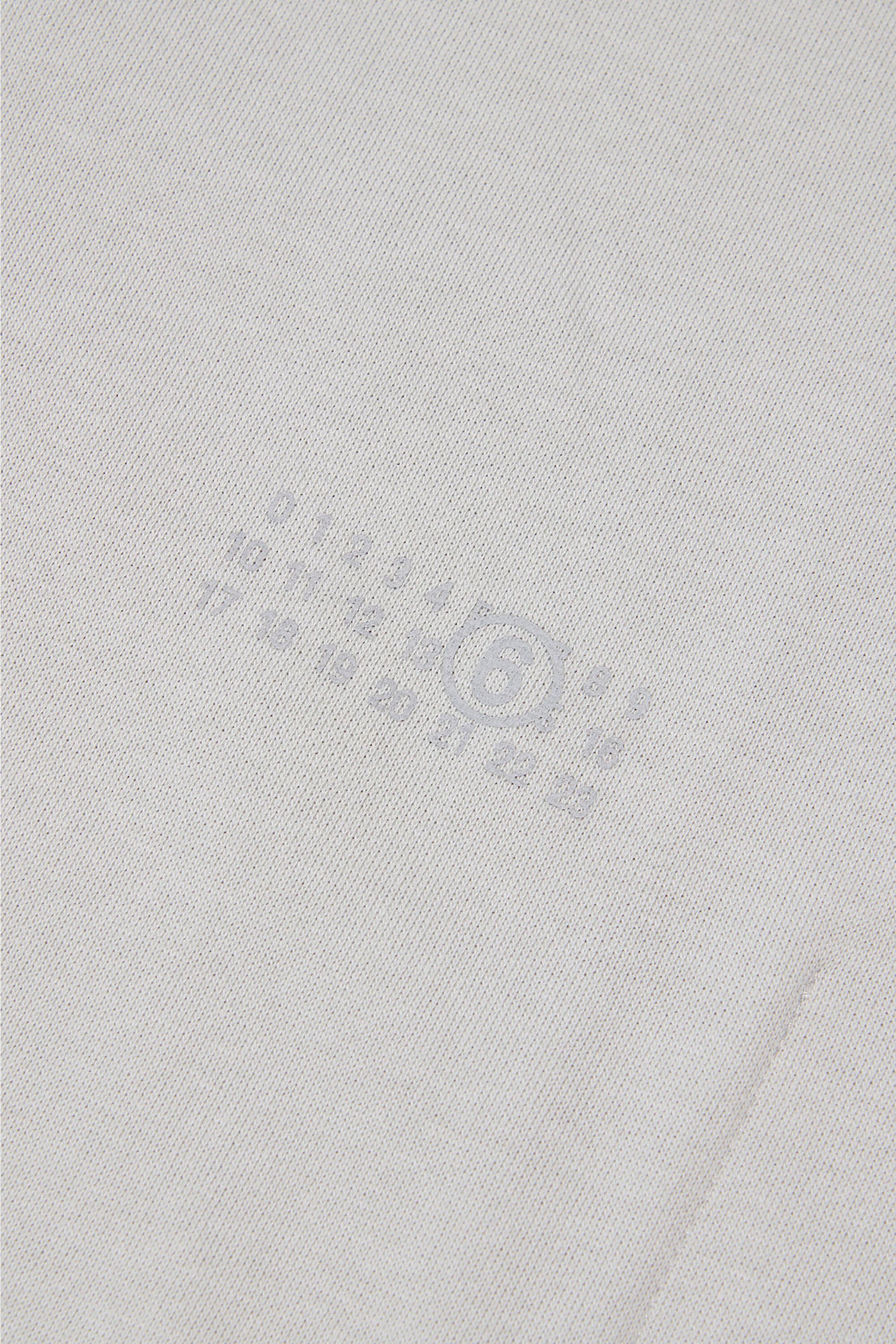 数字ロゴのブランドロゴ入りノースリーブスウェットシャツ