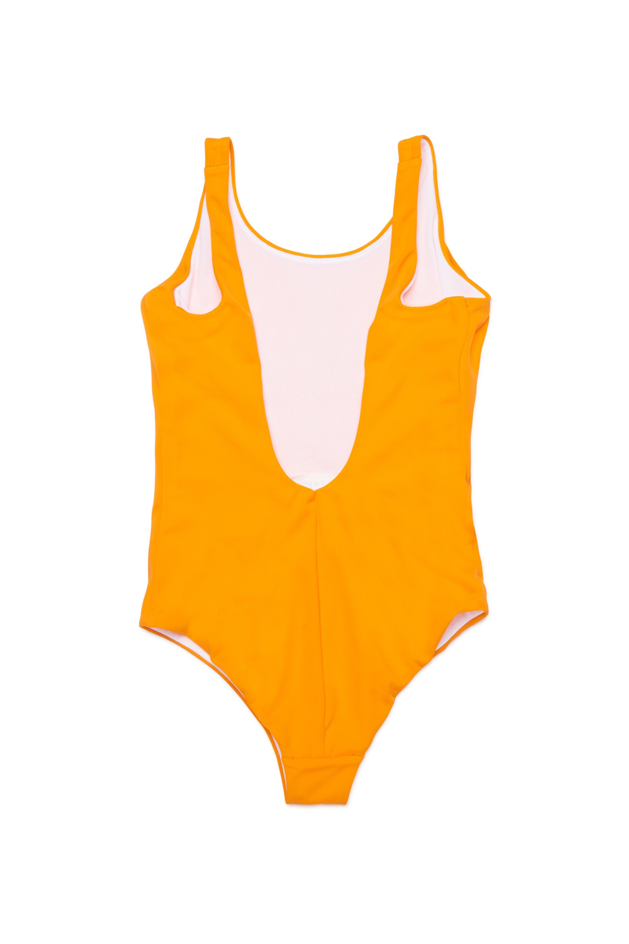 ロゴ入りワンピース水着