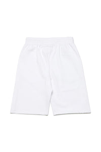 Fleece shorts with pixel effect logo