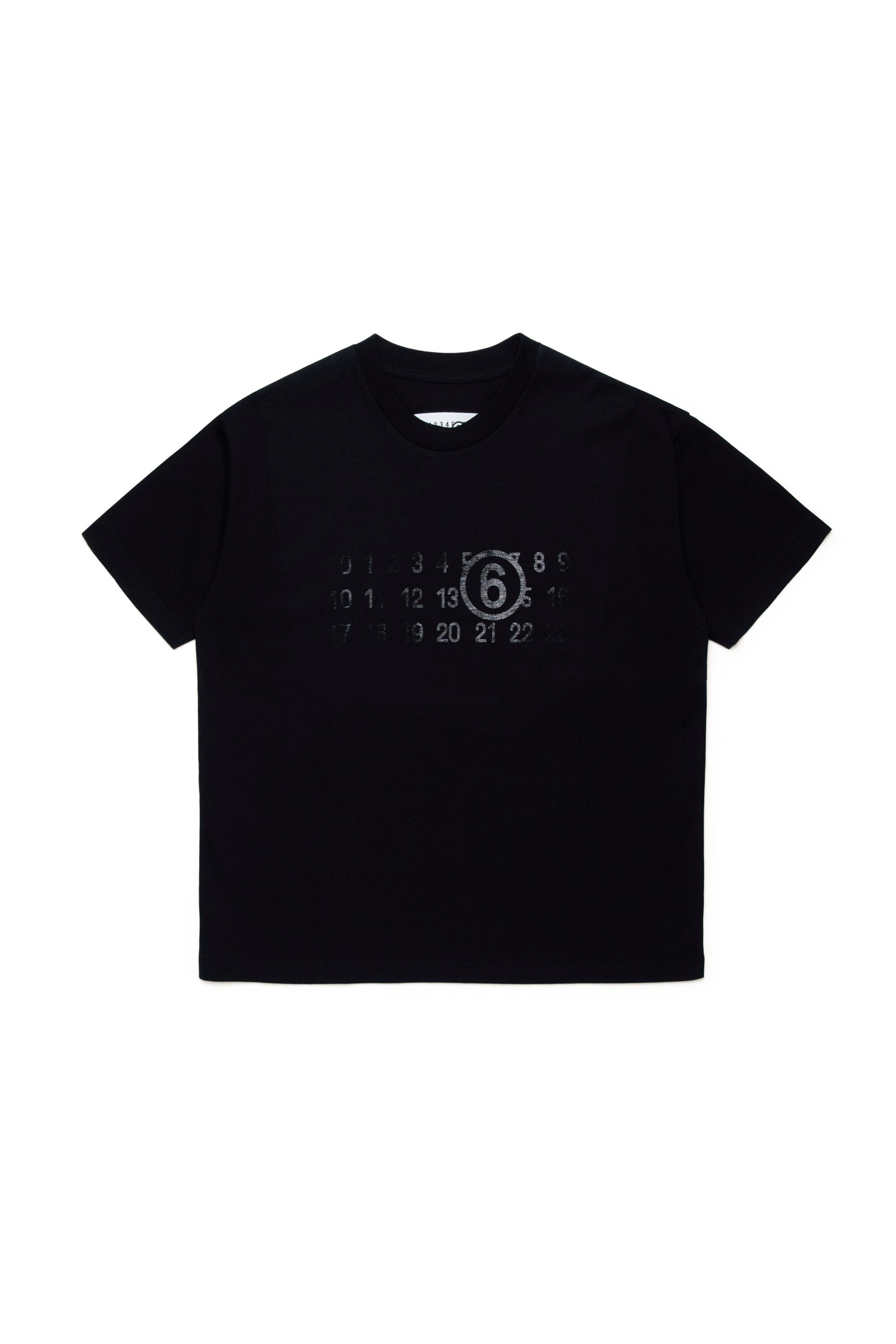 T-shirt with Ghost numbers logo