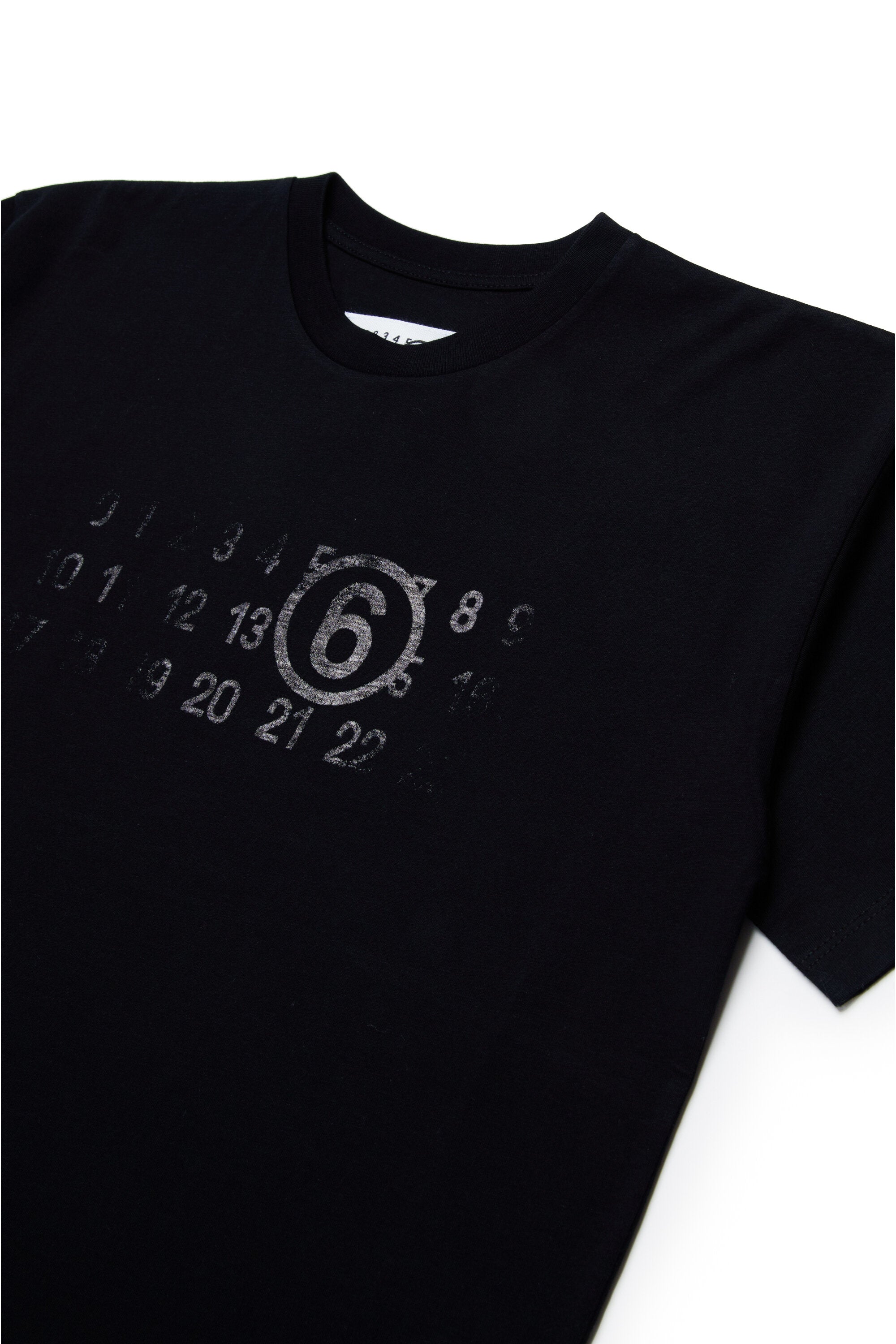 T-shirt with Ghost numbers logo