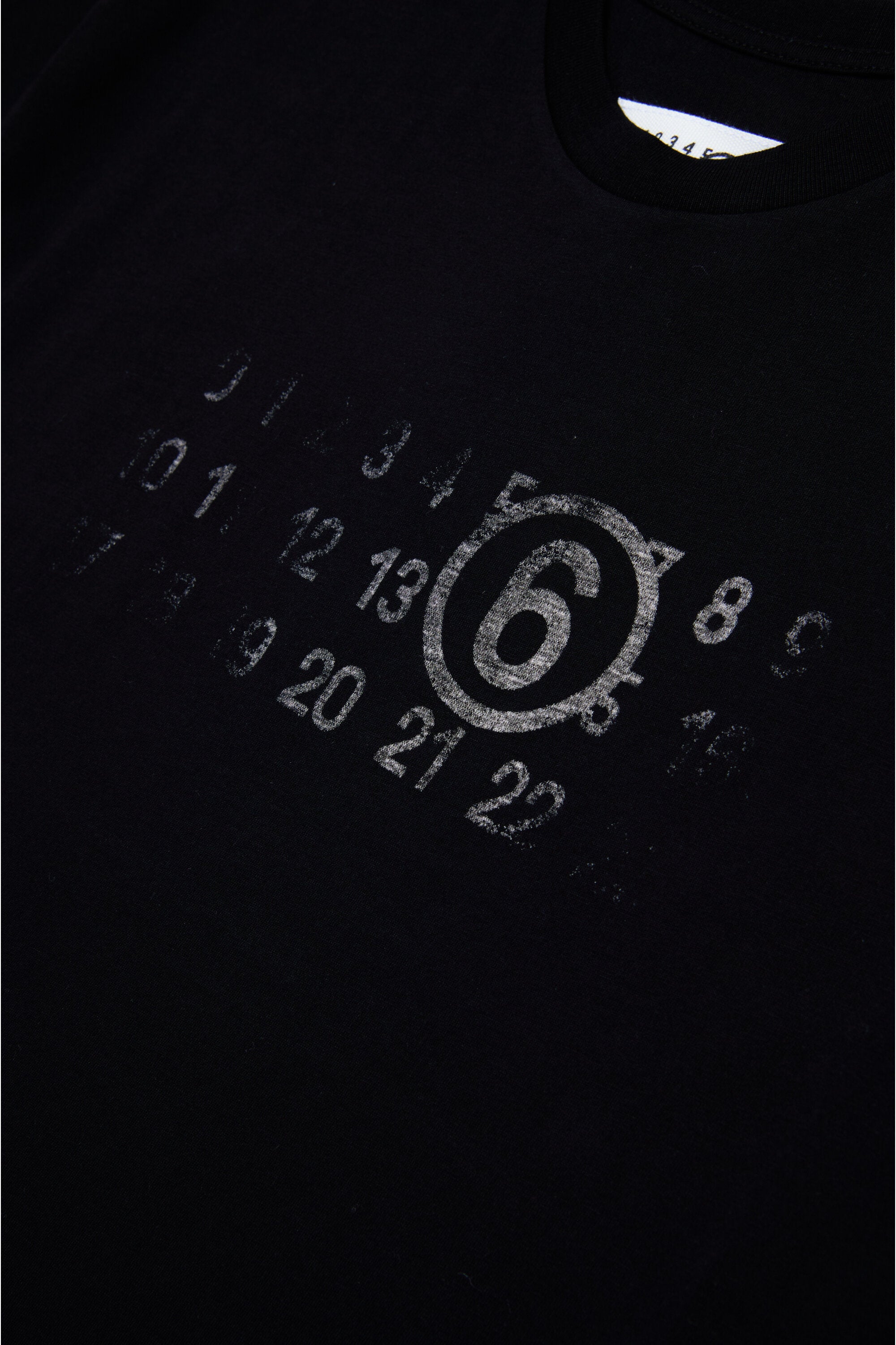 T-shirt with Ghost numbers logo