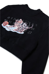 Sweatshirt with Kitten print