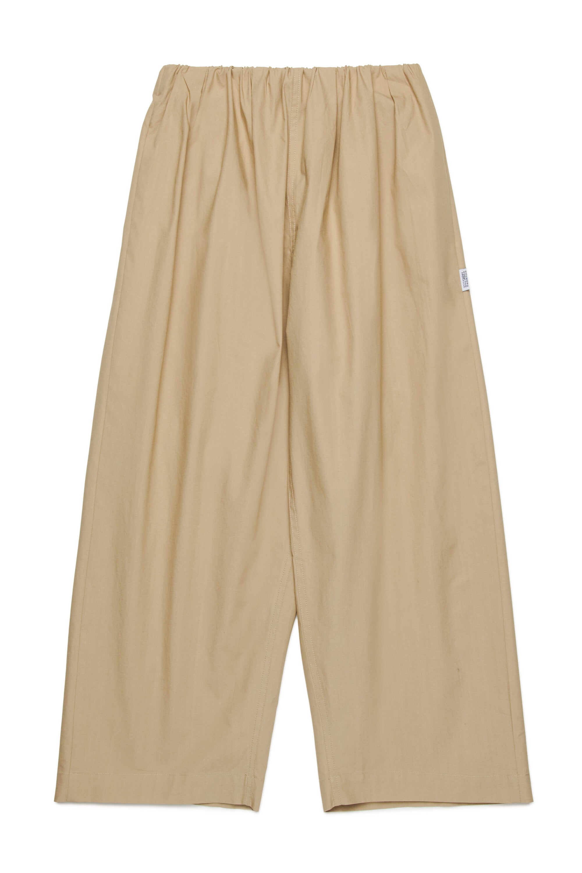 ギャザー入りワイドレッグパンツ