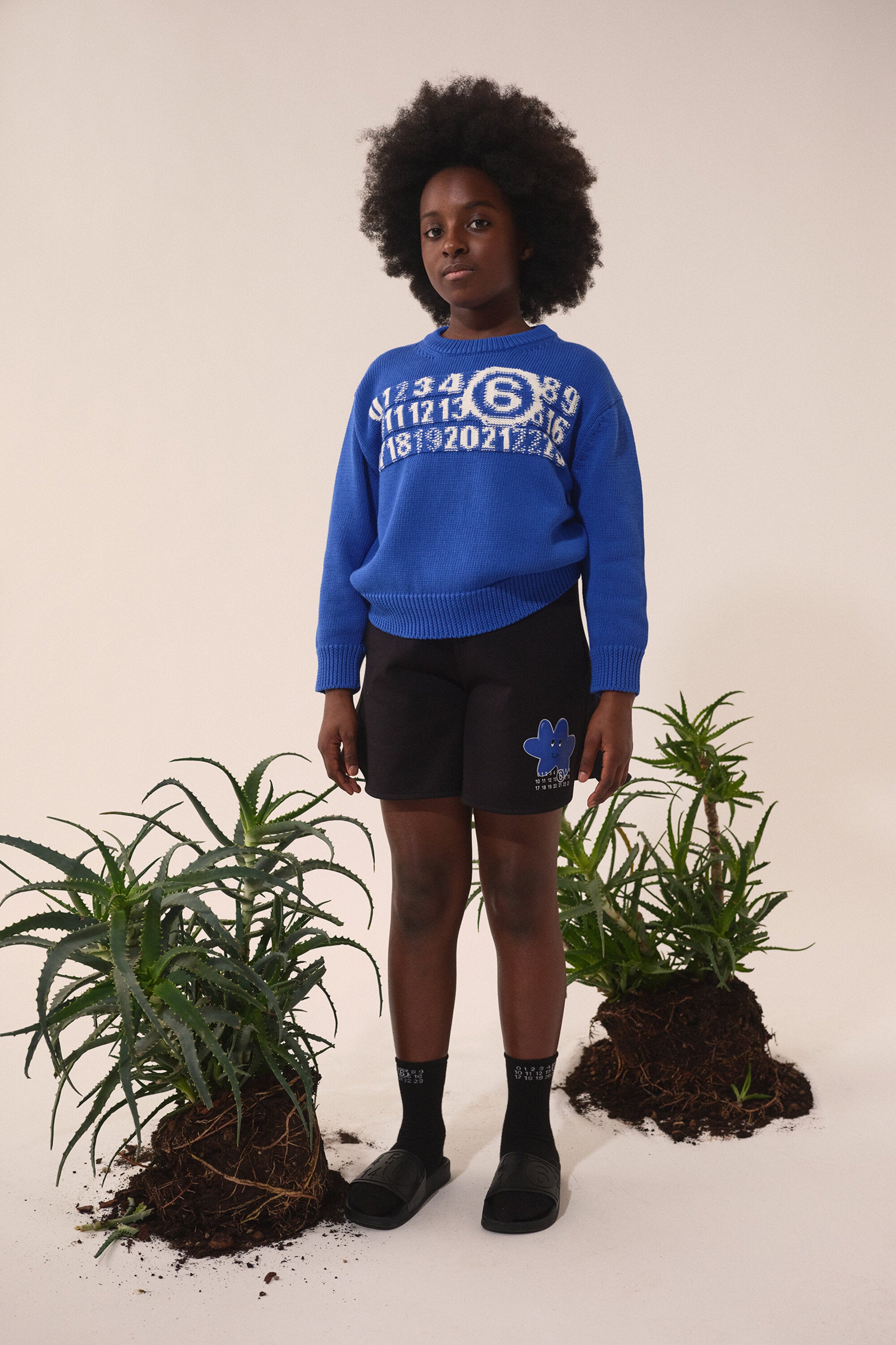 【フォロー割】 新品 MBE 総ロゴ ウール クルーネックニットプルオーバー 5 クルーネック畔プルオーバー【洗える】（ニット/セーター） | grove