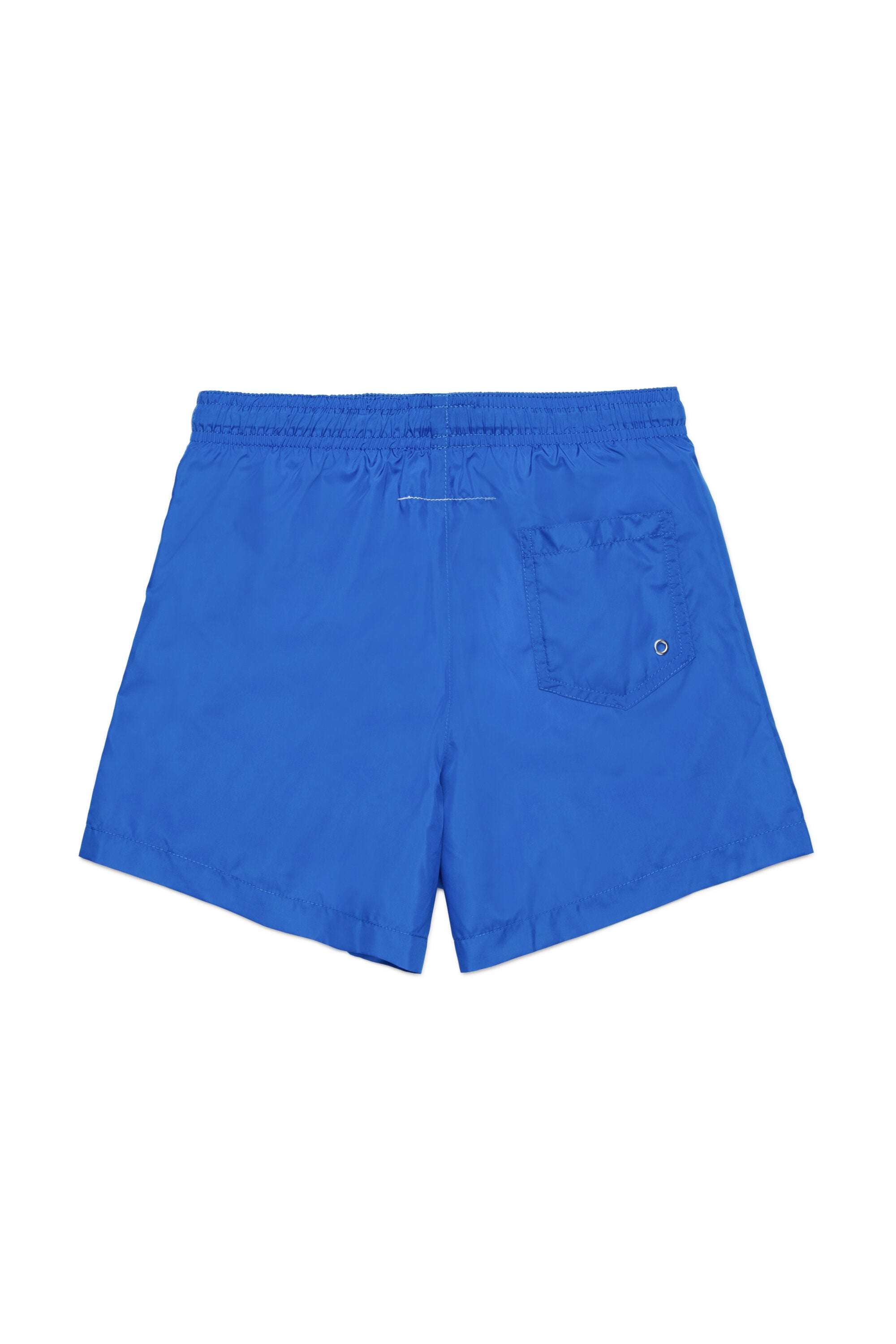 数字のロゴがブランドロゴのボクサー水着