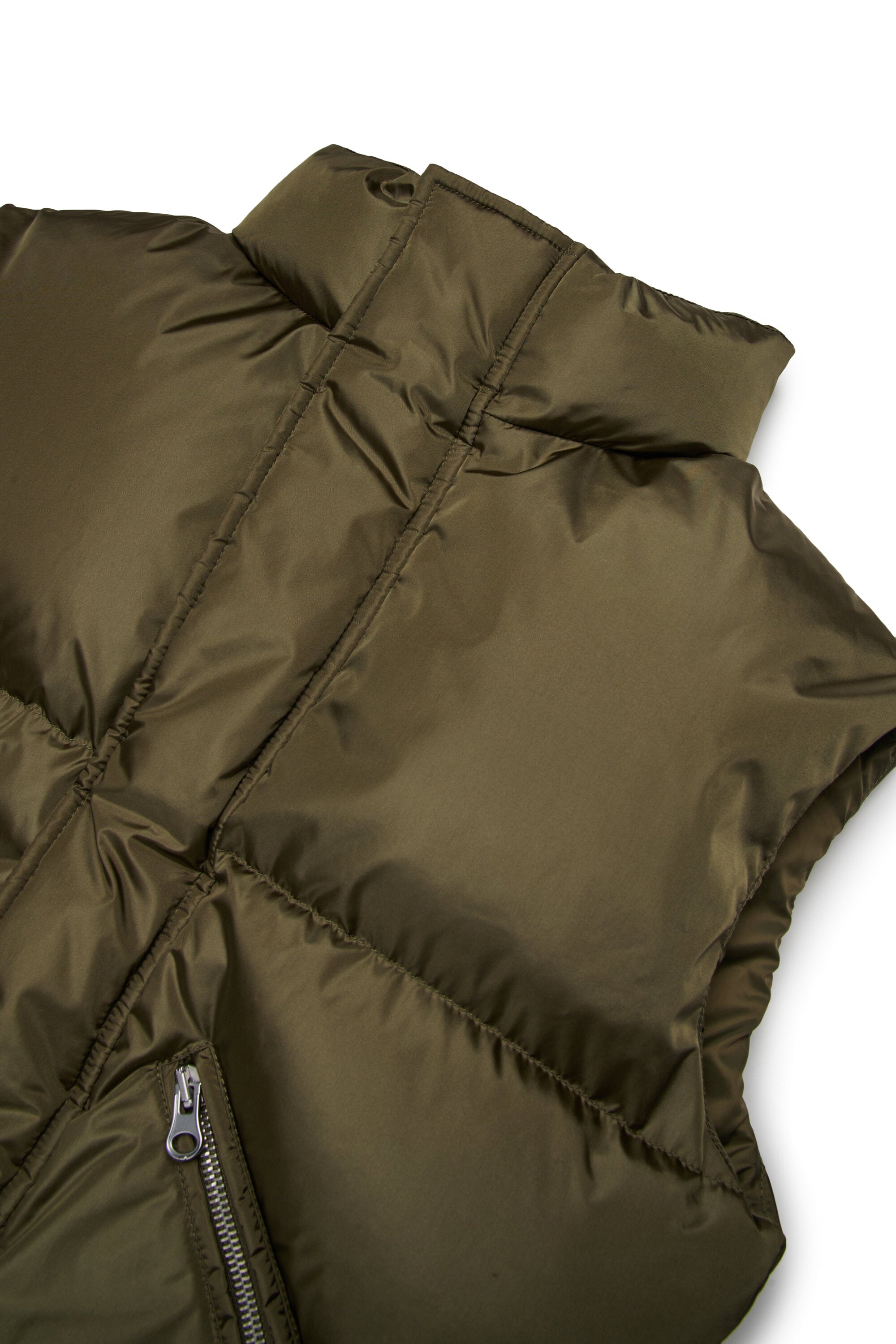 ジッパー付きパッドベスト