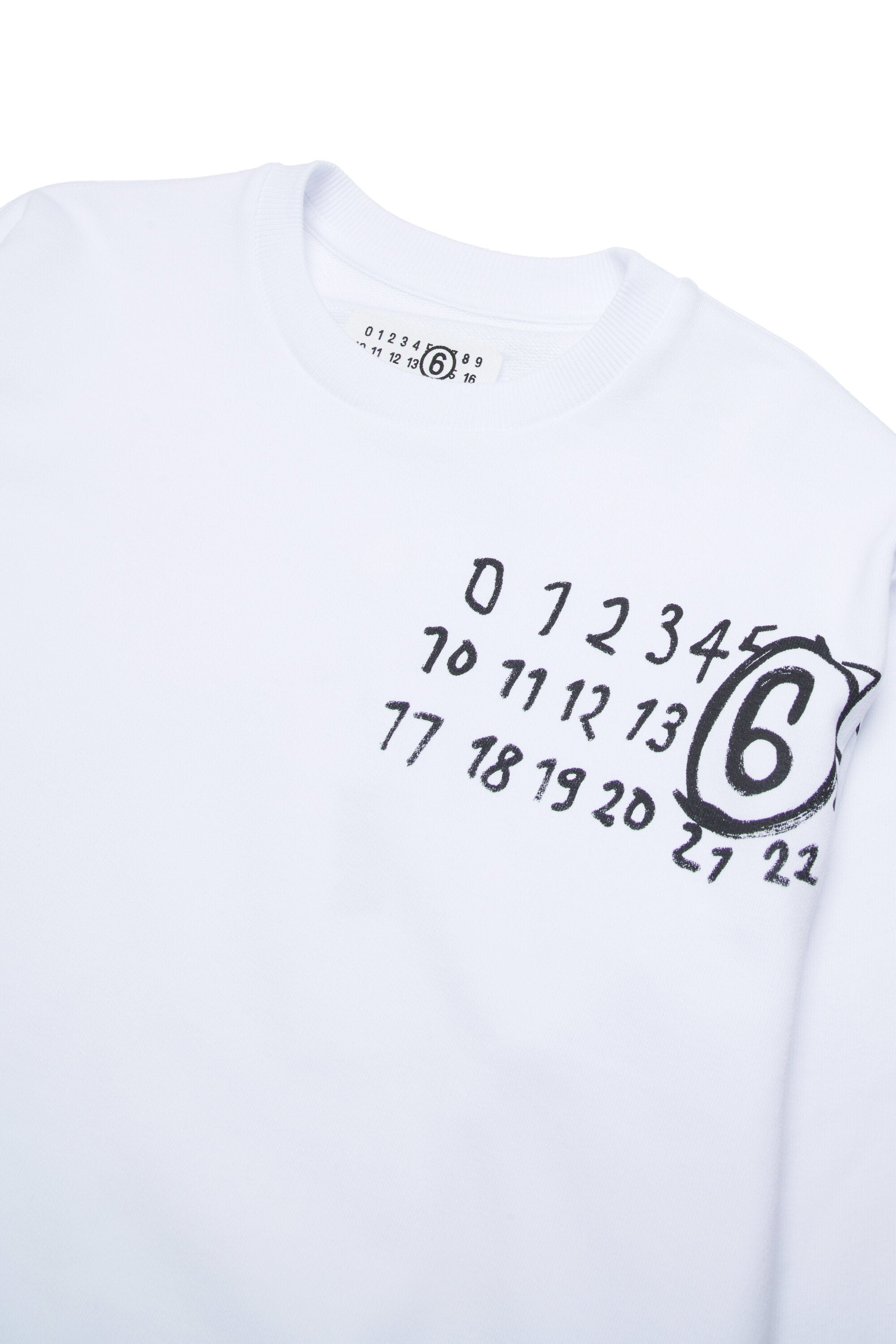 Handwrittenロゴクルーネックスウェットシャツ