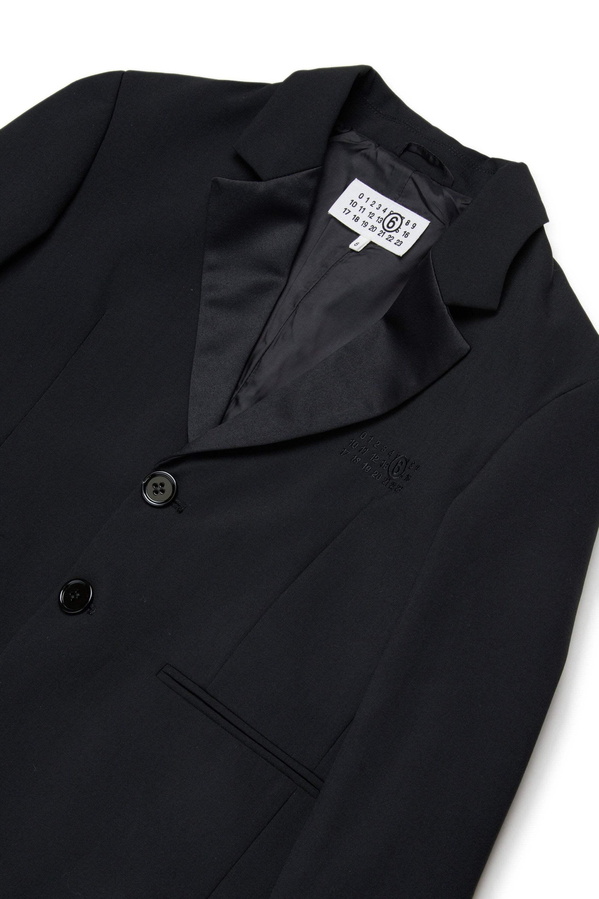 ロゴプリント入りブレザージャケット