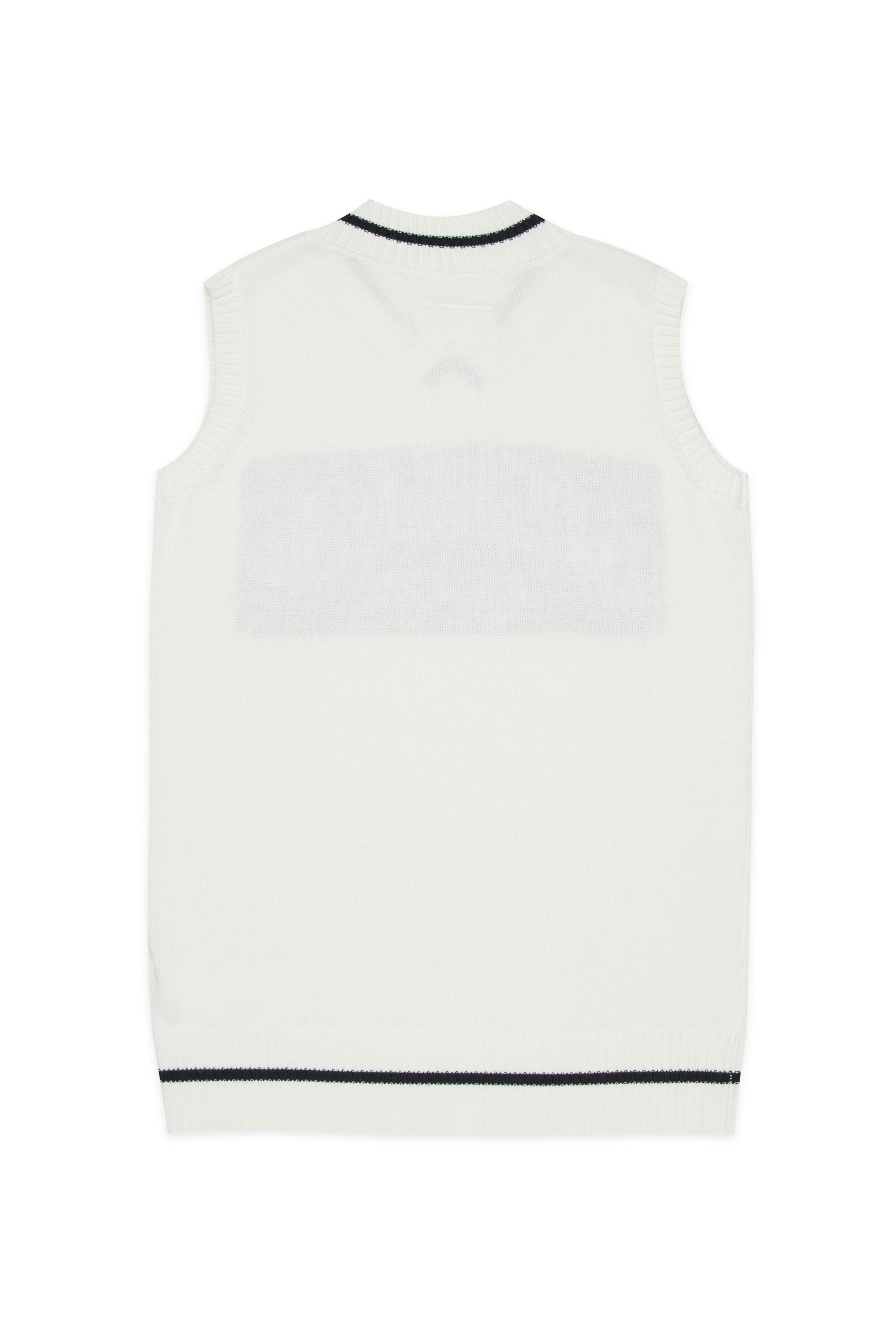 Sleeveless mini dress with V-neckline