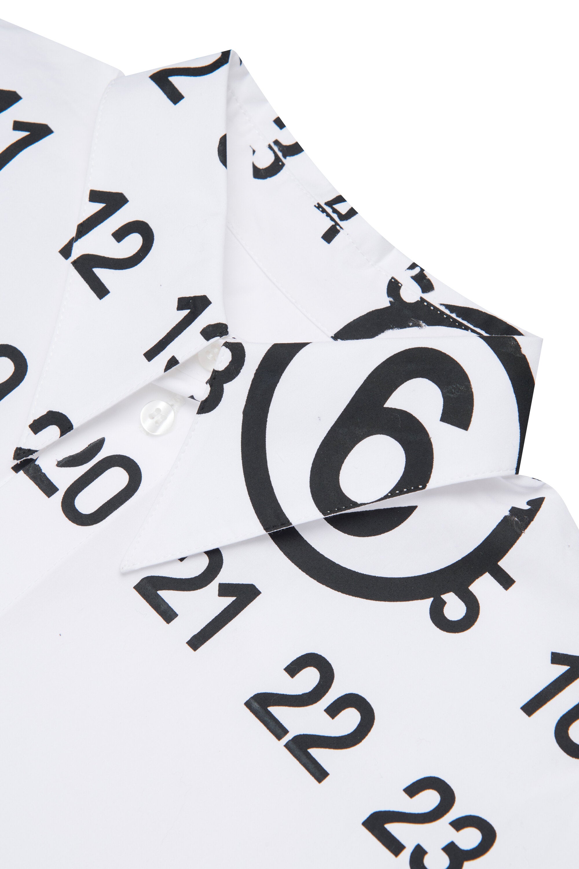 ロゴ入りシャツドレス