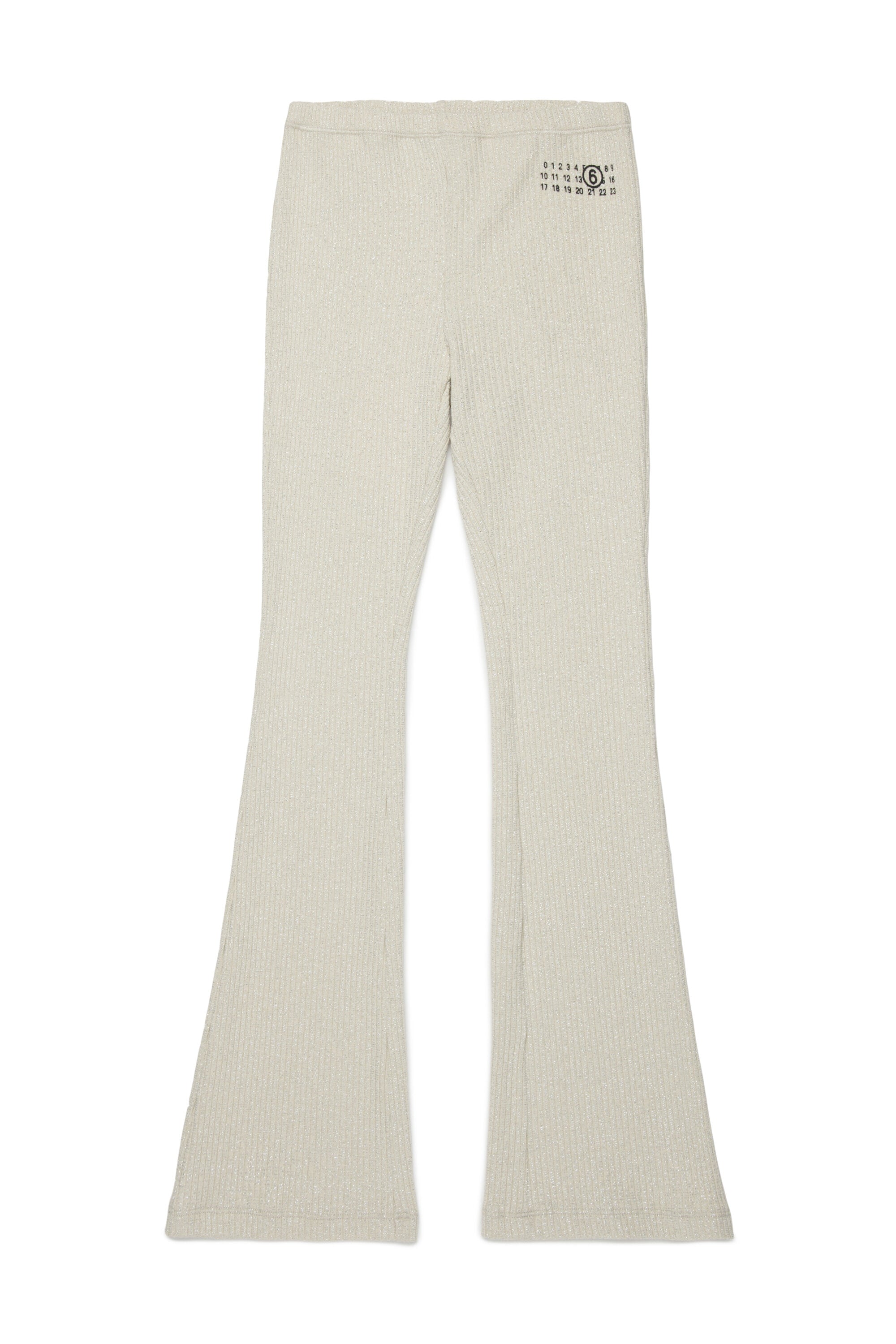 ロゴ入りフレアレギンスパンツ