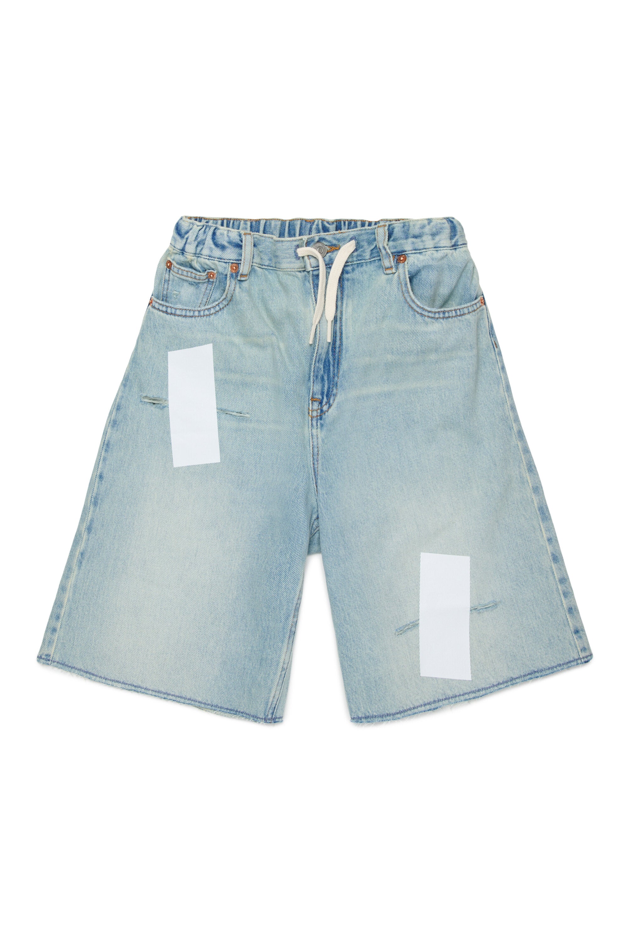 ワイドデニムショーツ