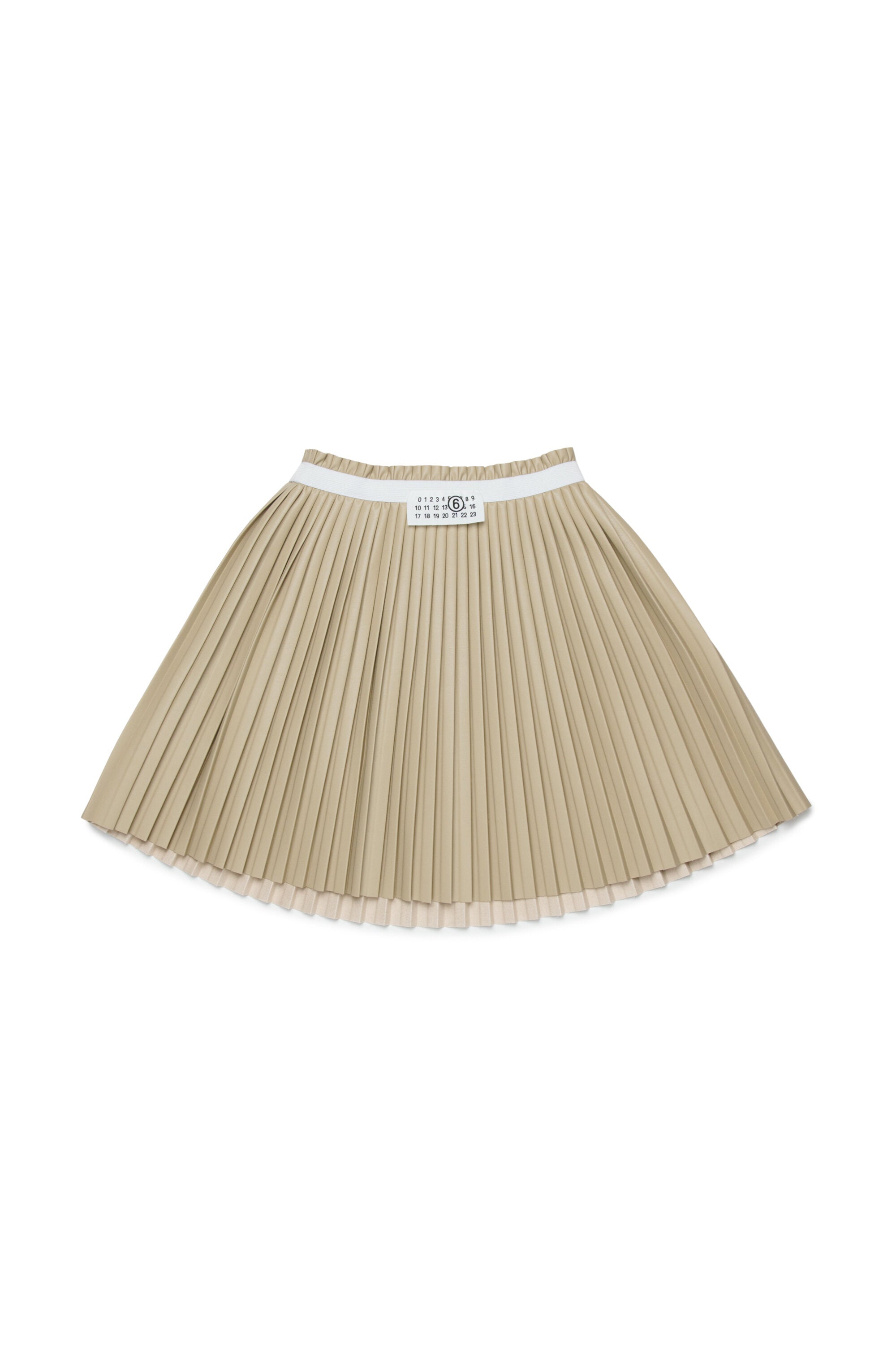 ロゴ入りプリーツスカート