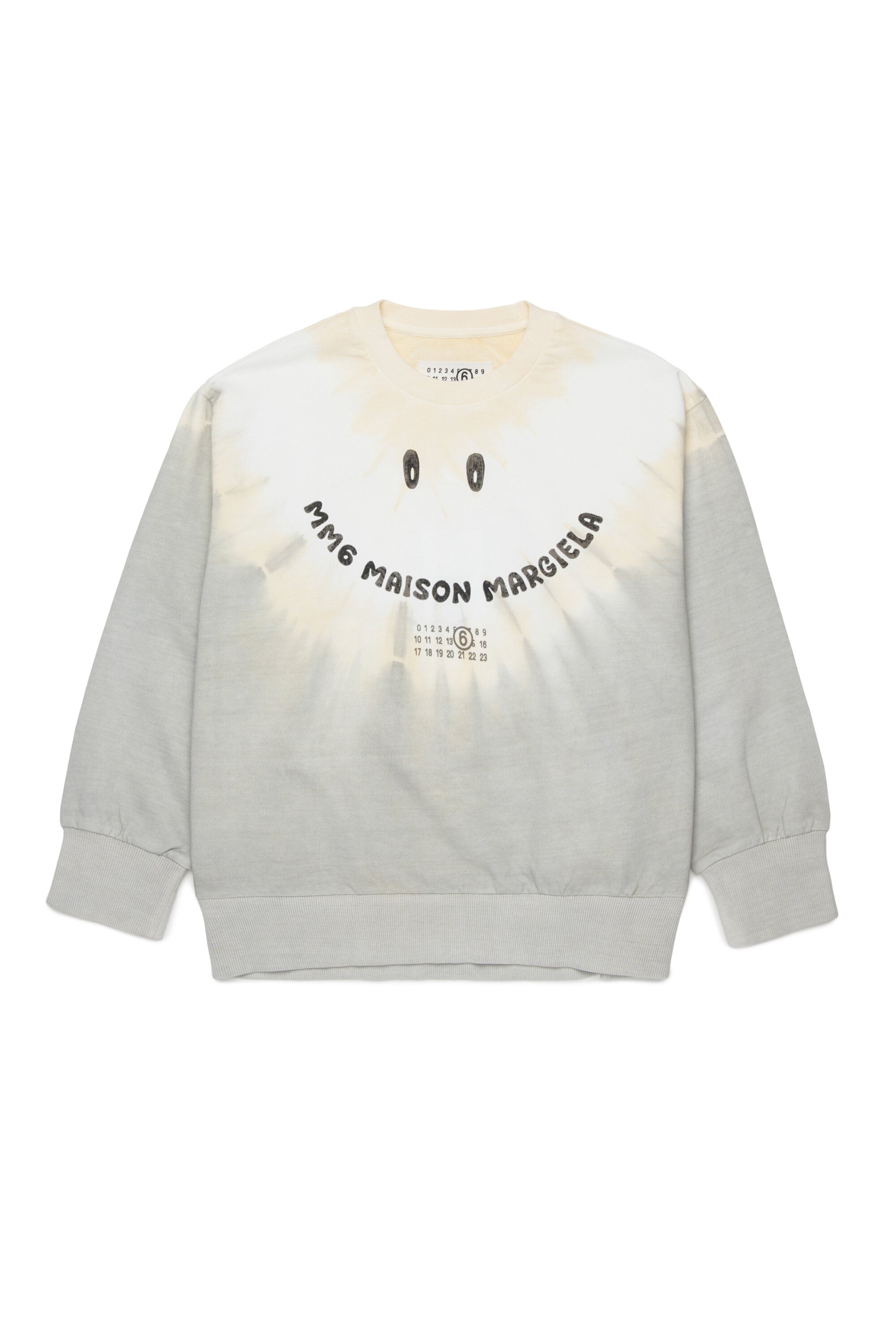 Crew-neck sweatshirt with funny logo